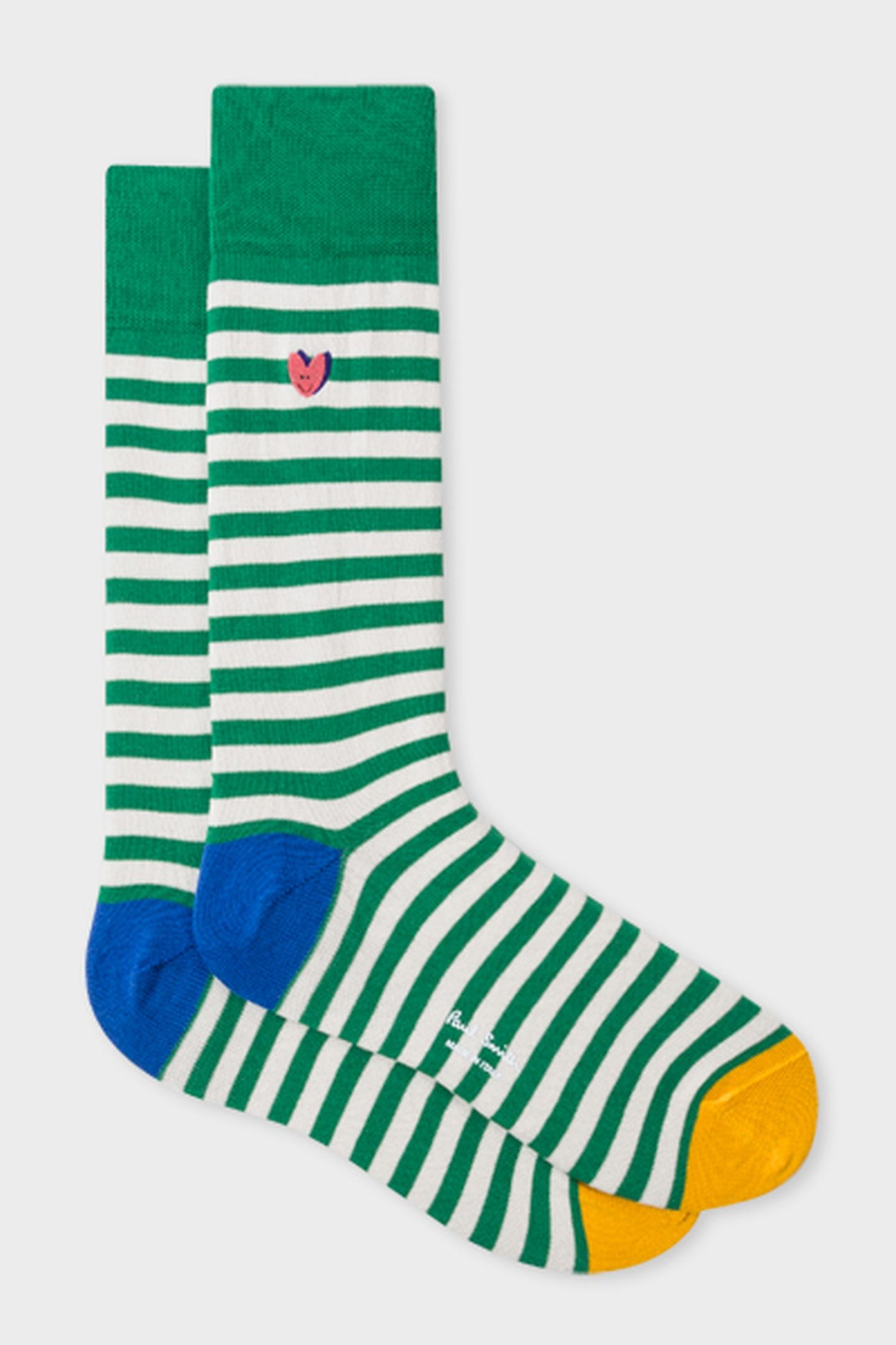 MEN SOCK NEBRINA STRIPE BOTTLE GREEN 2