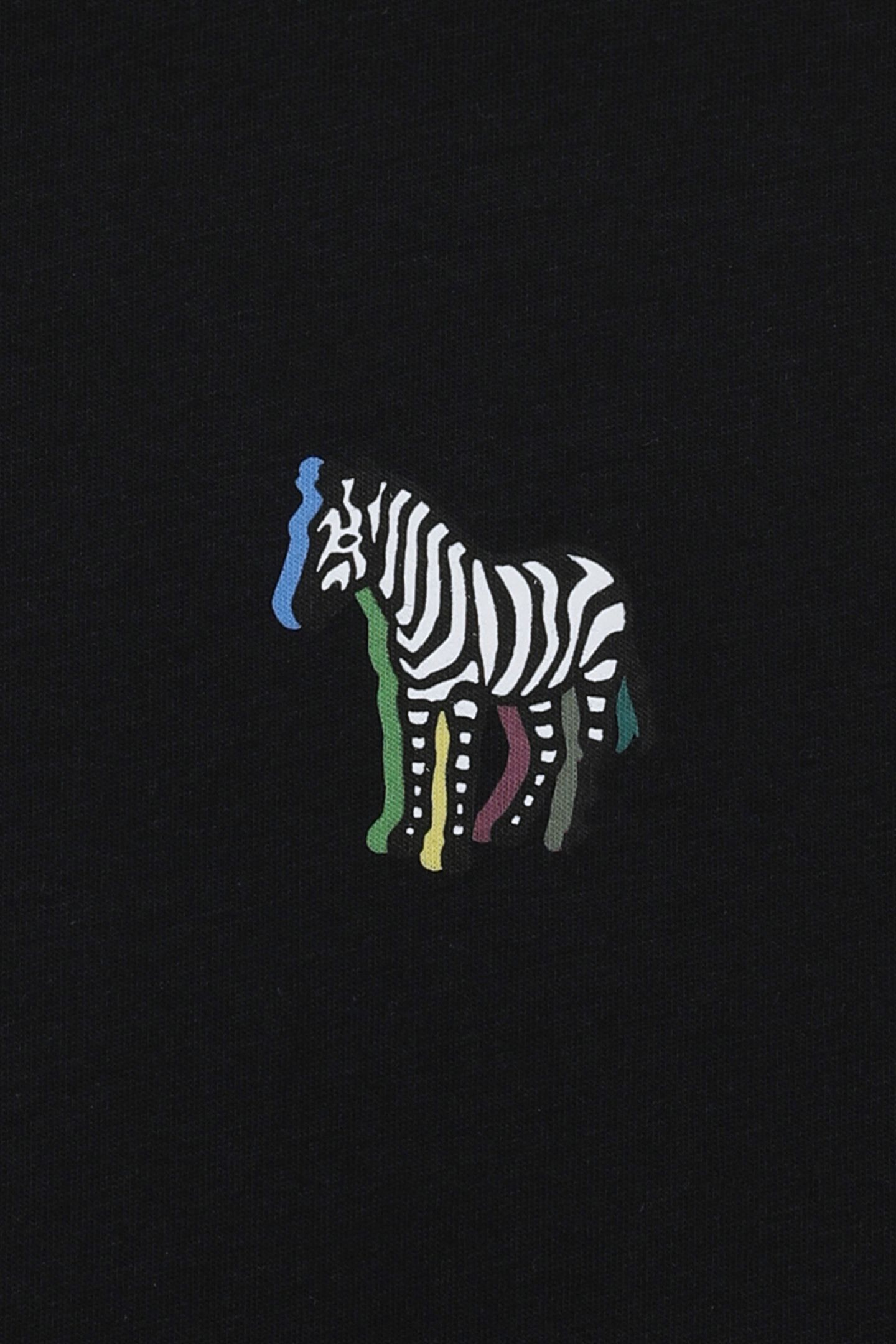 MENS REG FIT SS T SHIRT ZEBRA PUFF VERY DARK NAVY 2
