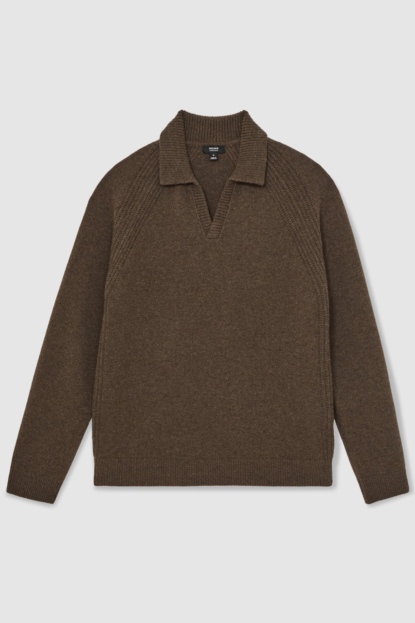 LS OPEN COLLAR JUMPER PECAN BROWN 4