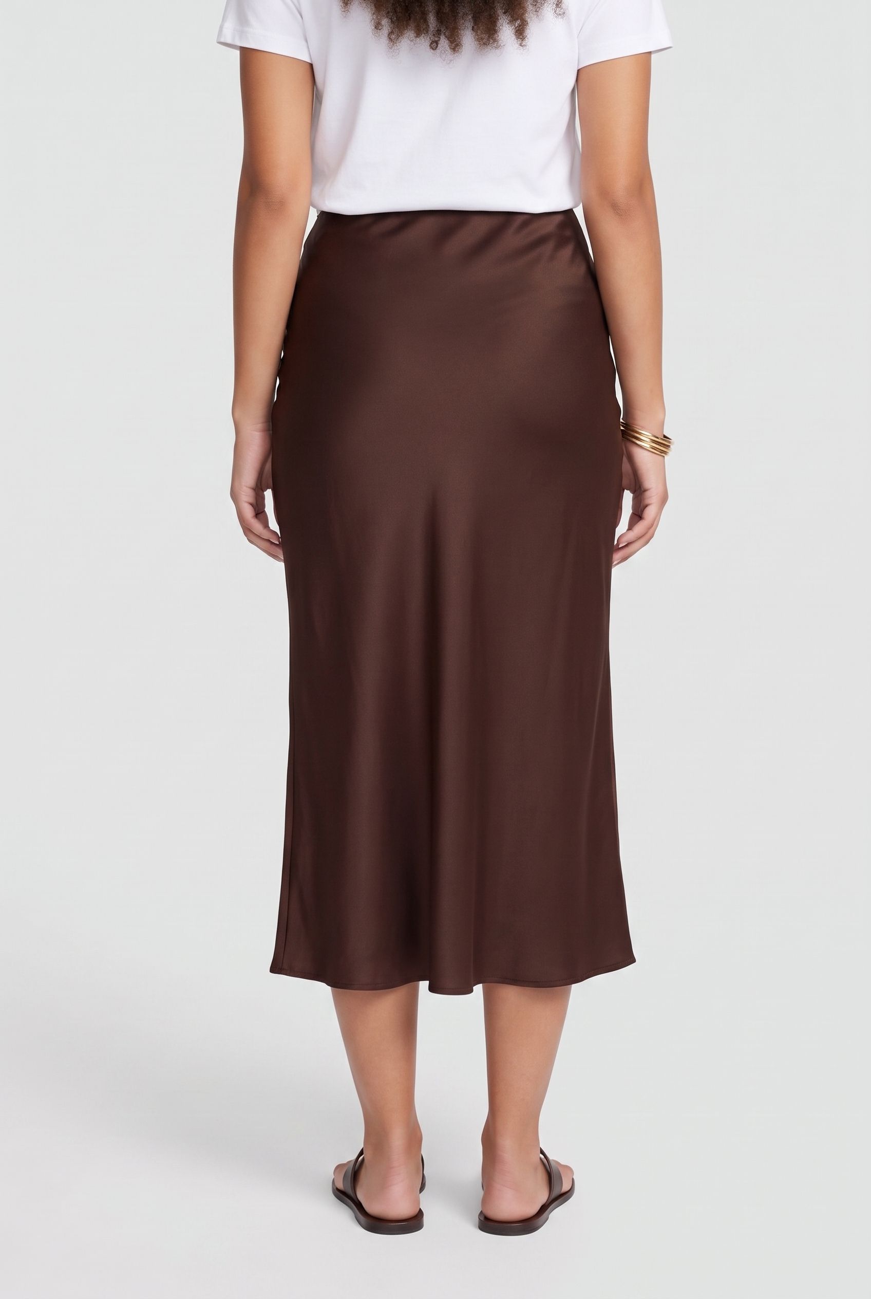 ES ALFRIDA SLIP SKIRT BROWN 2
