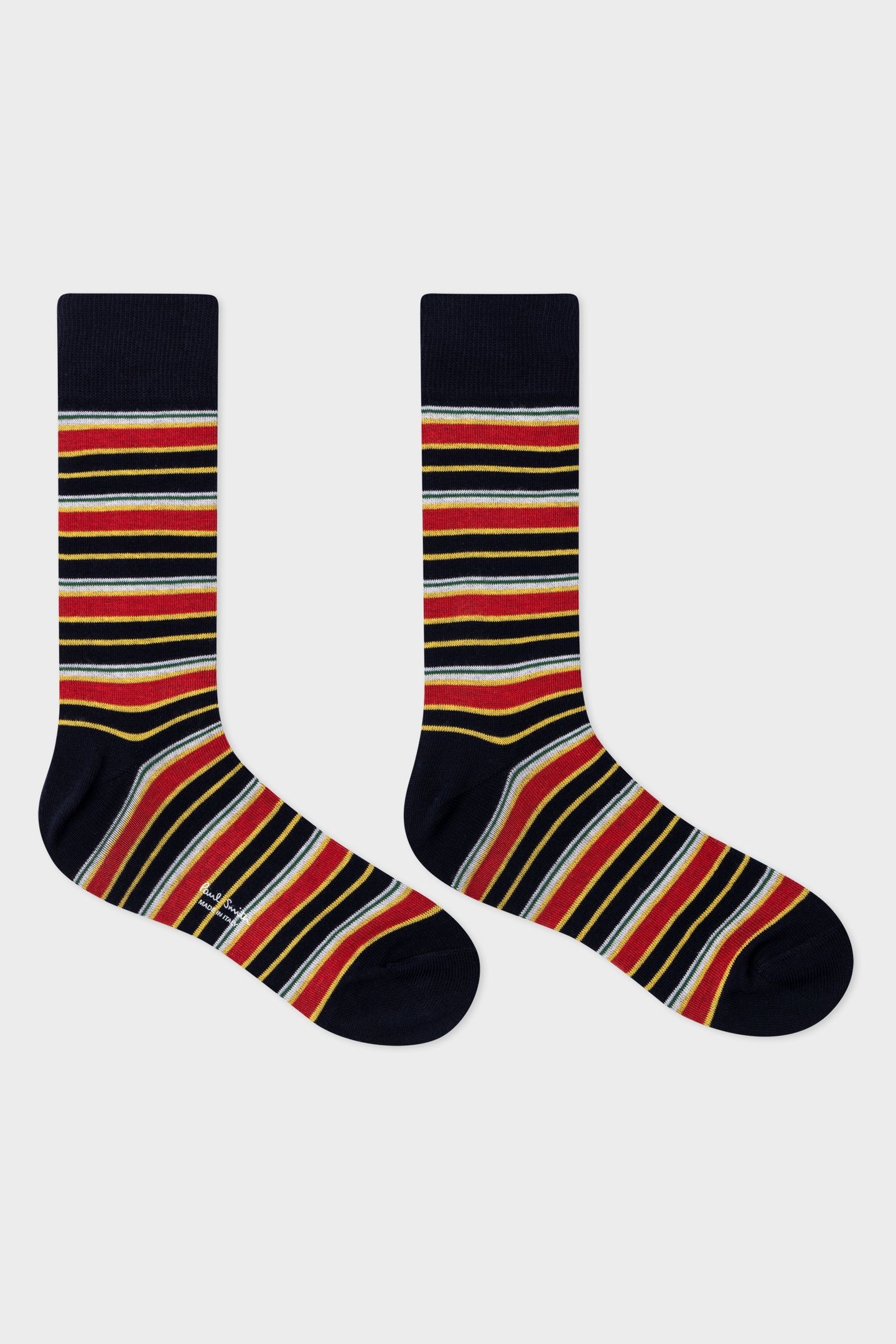 MEN SOCK EMILIO STRIPE NAVY 2