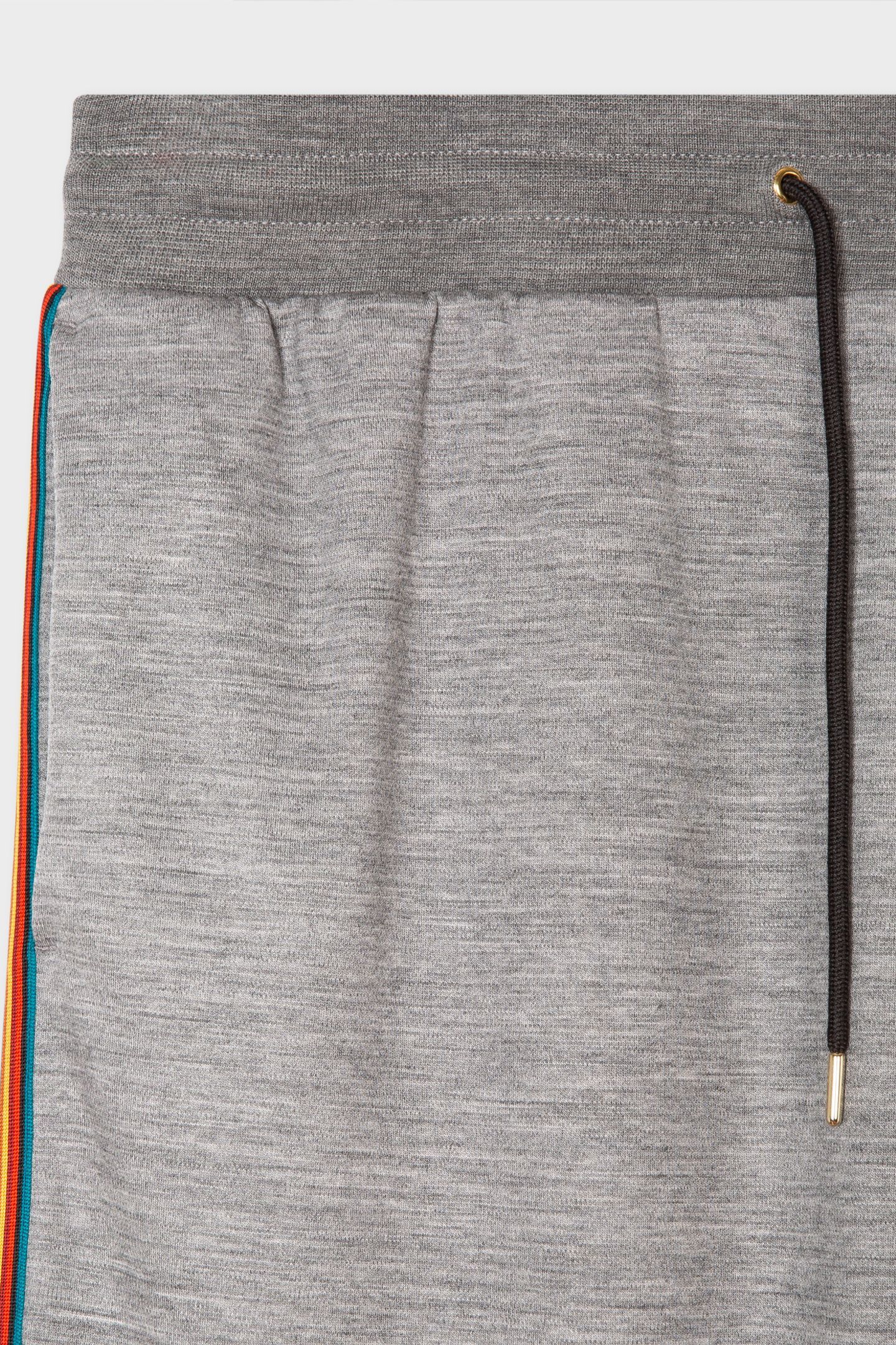 MENS TAPED SEAM JOGGER SLIM LEG GREY MELANGE 4