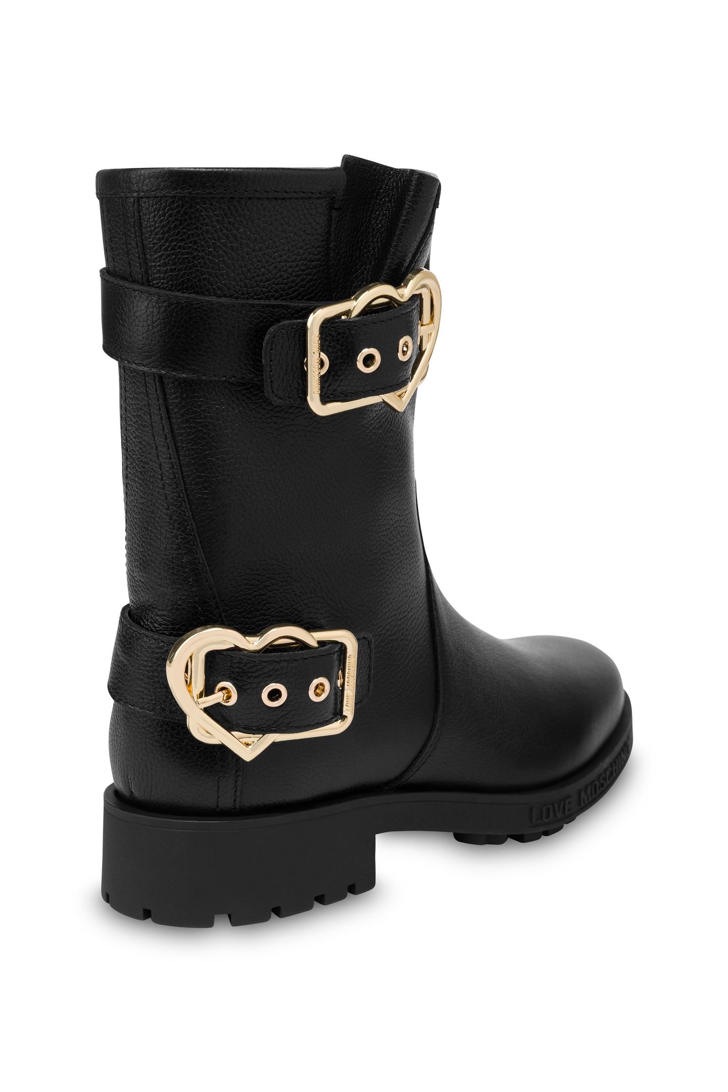 CALFSKIN ANKLE BOOTS BLACK 3
