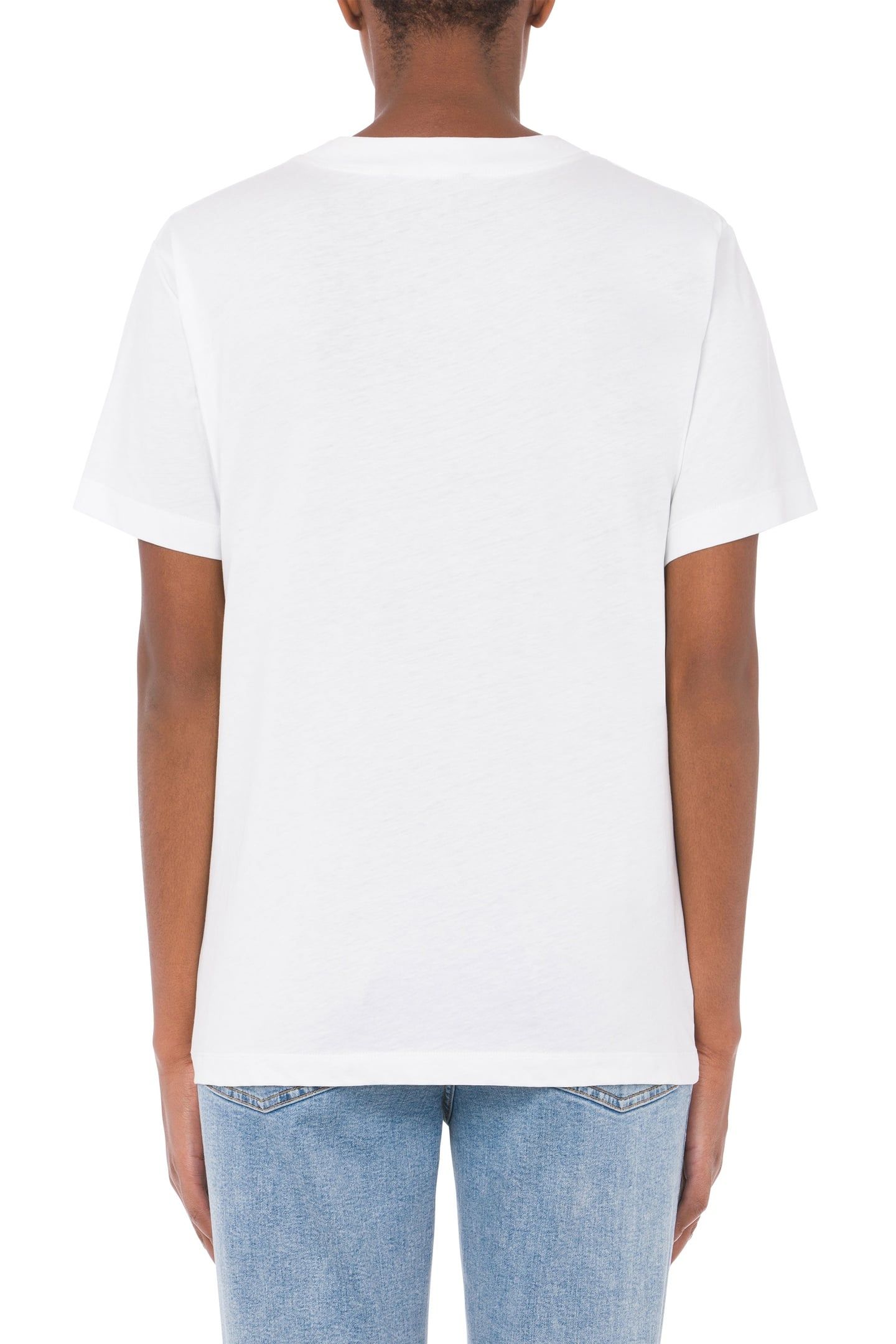 T-SHIRT IN JERSEY DENIM PRINT BLUE 2