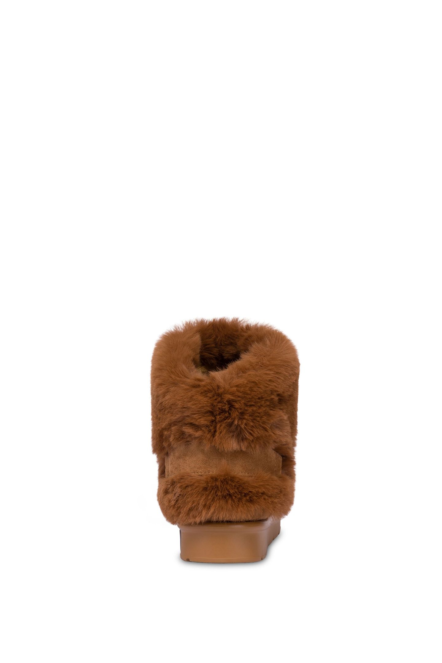 SOFT FABRIC ANKLE BOOTS BROWN 4
