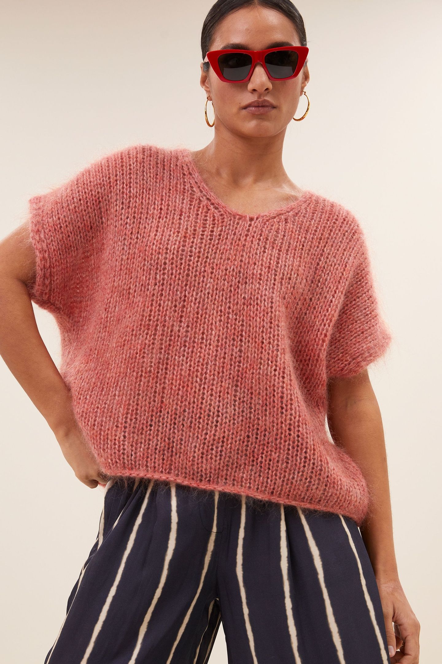IVY PULLOVER ROUGE 5