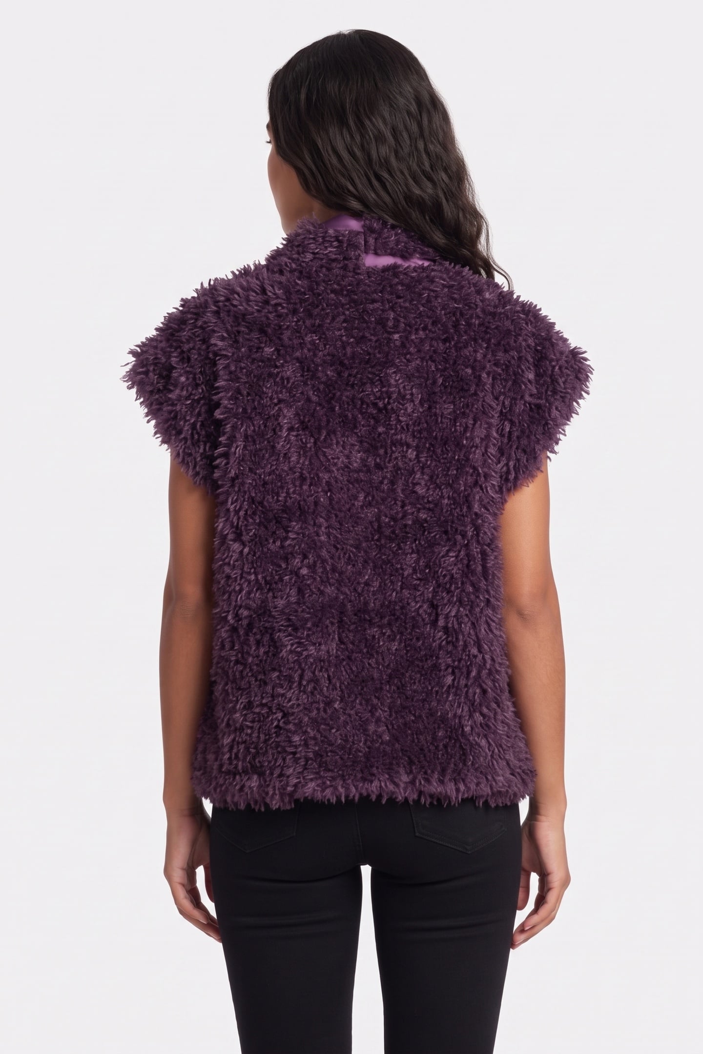 BRUNA GILET PURPLE 2
