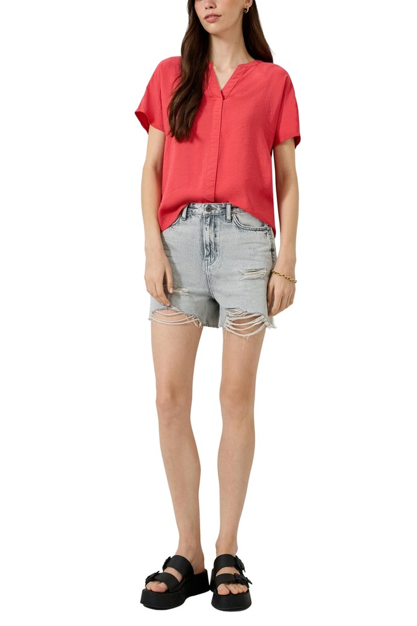 S.OLIVER-QS BLOUSES CORALRED 3