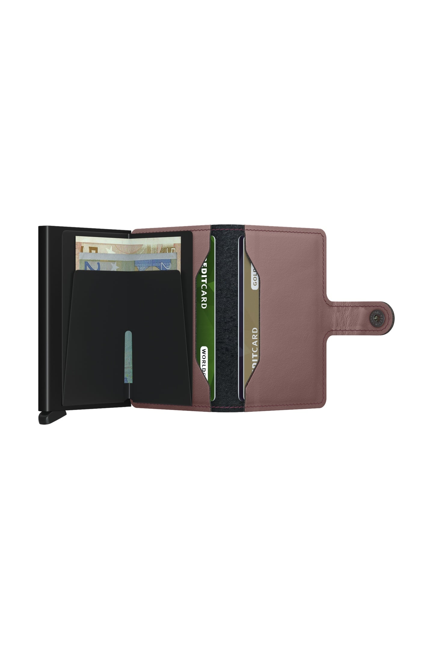 UNISEX MINIWALLET MATTE ROSE 4