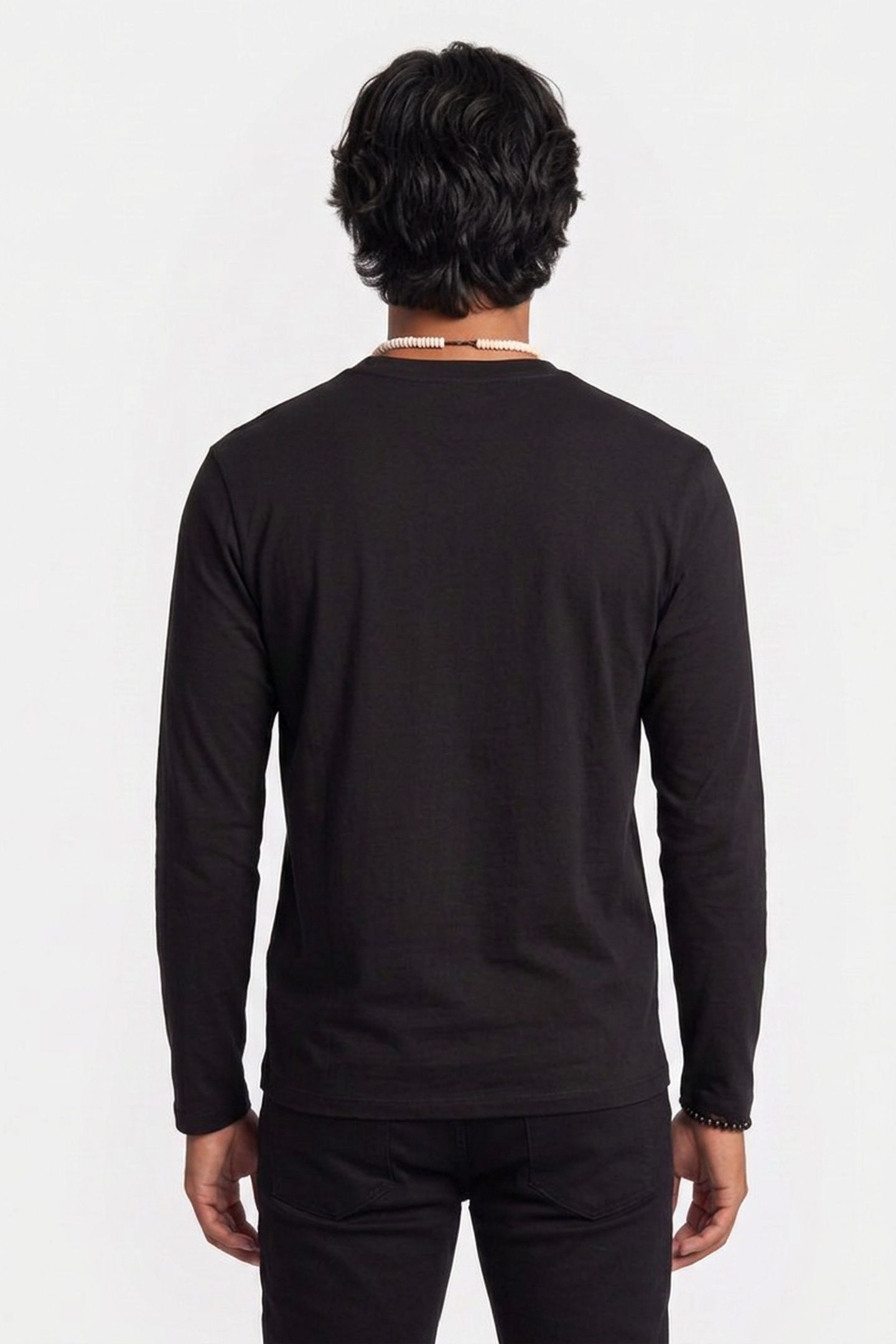 CN LS EMBROIDERY LOG JET BLACK A996 2