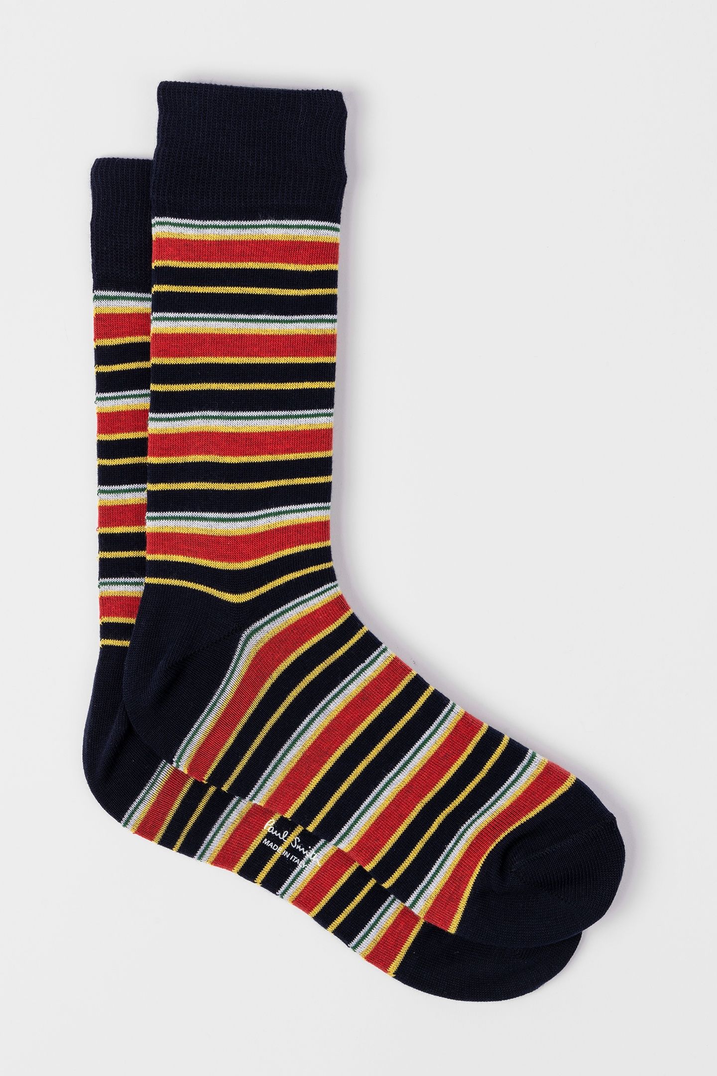 MEN SOCK EMILIO STRIPE NAVY 3