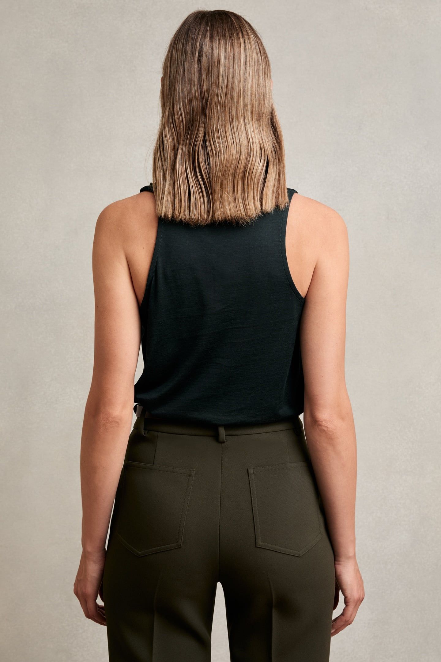 COWL NECK TOP GREEN 2