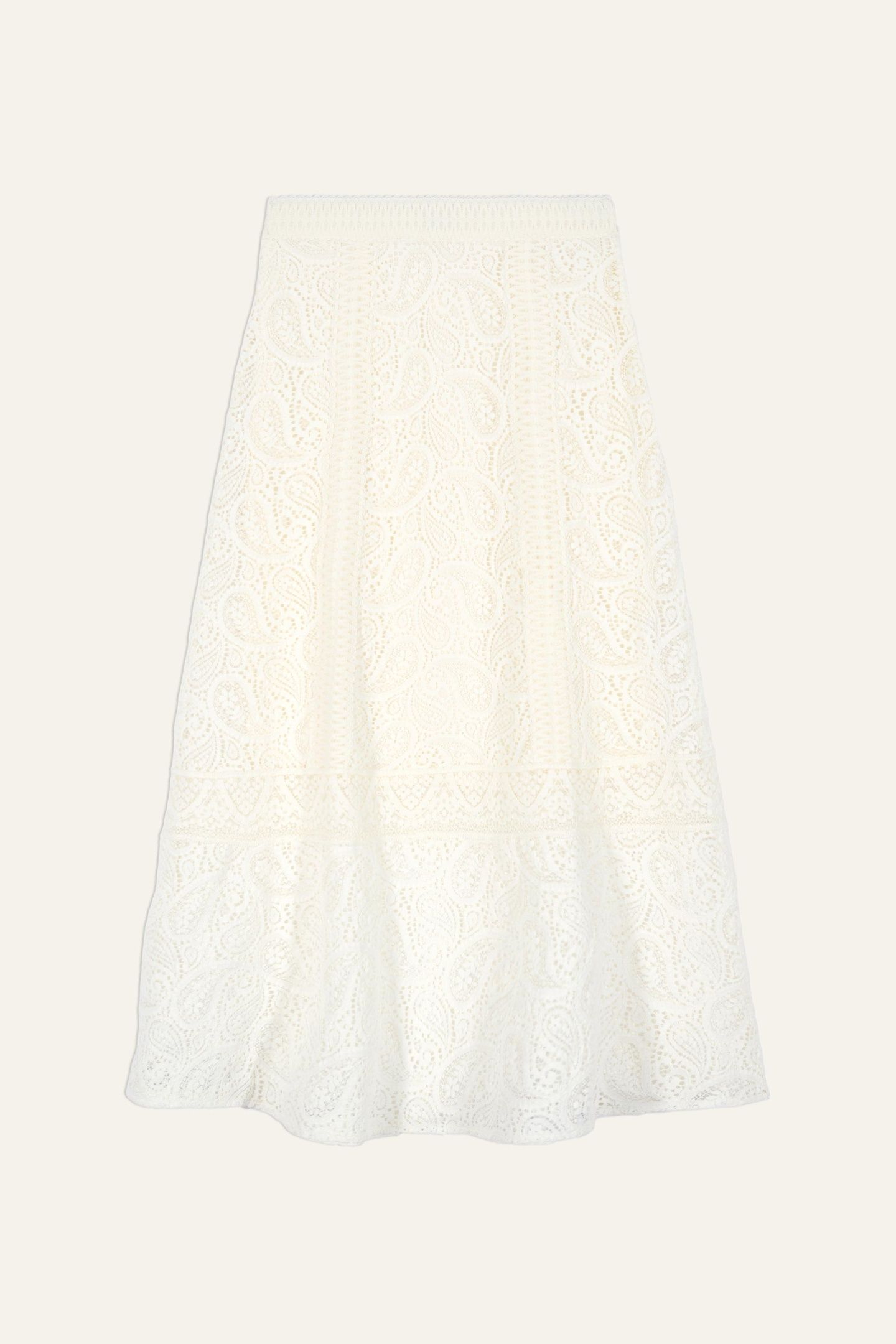 MID-LENGTH SKIRT ECRU 3