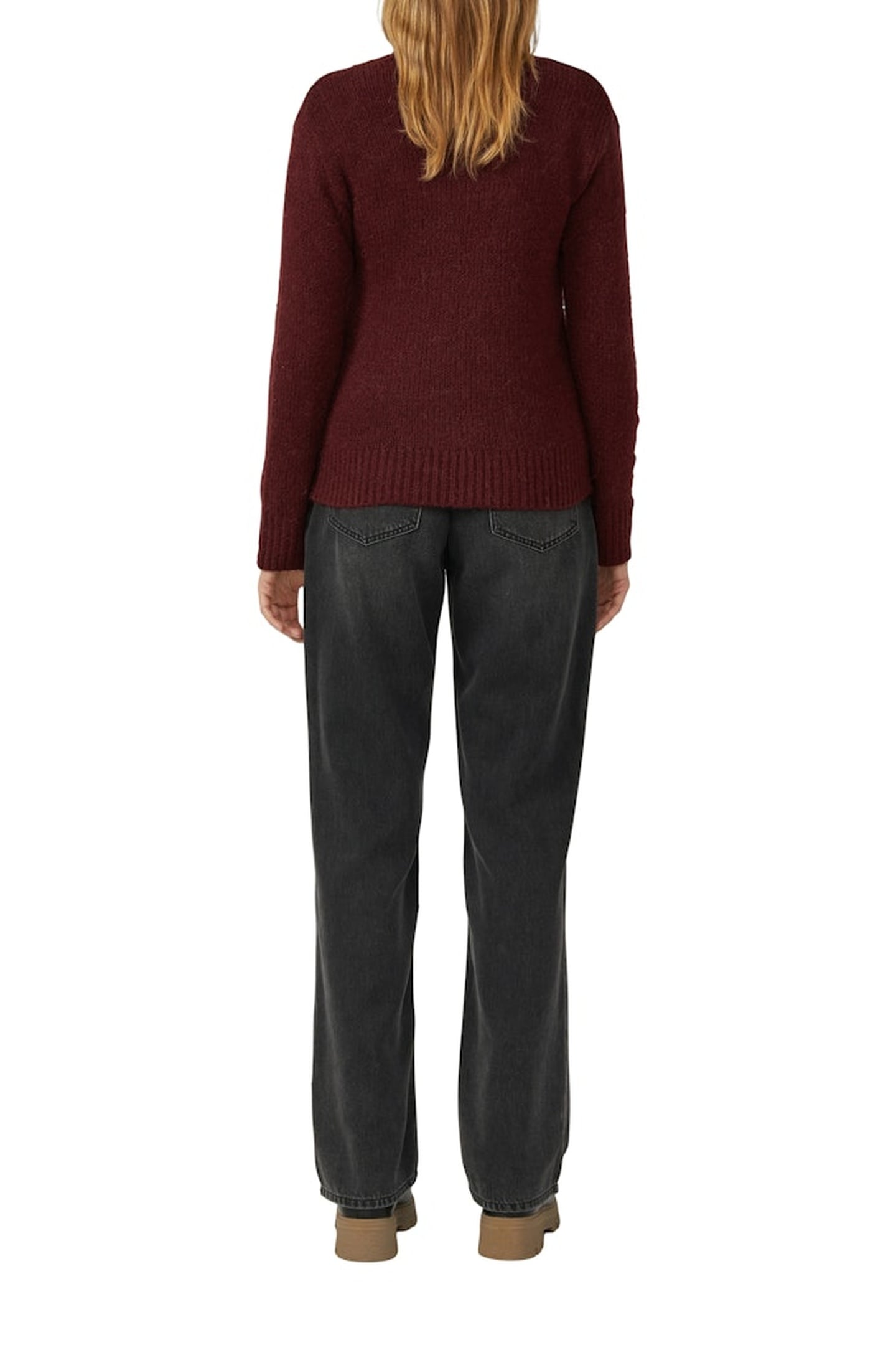 S.OLIVER PULLOVER BURGUNDY 3