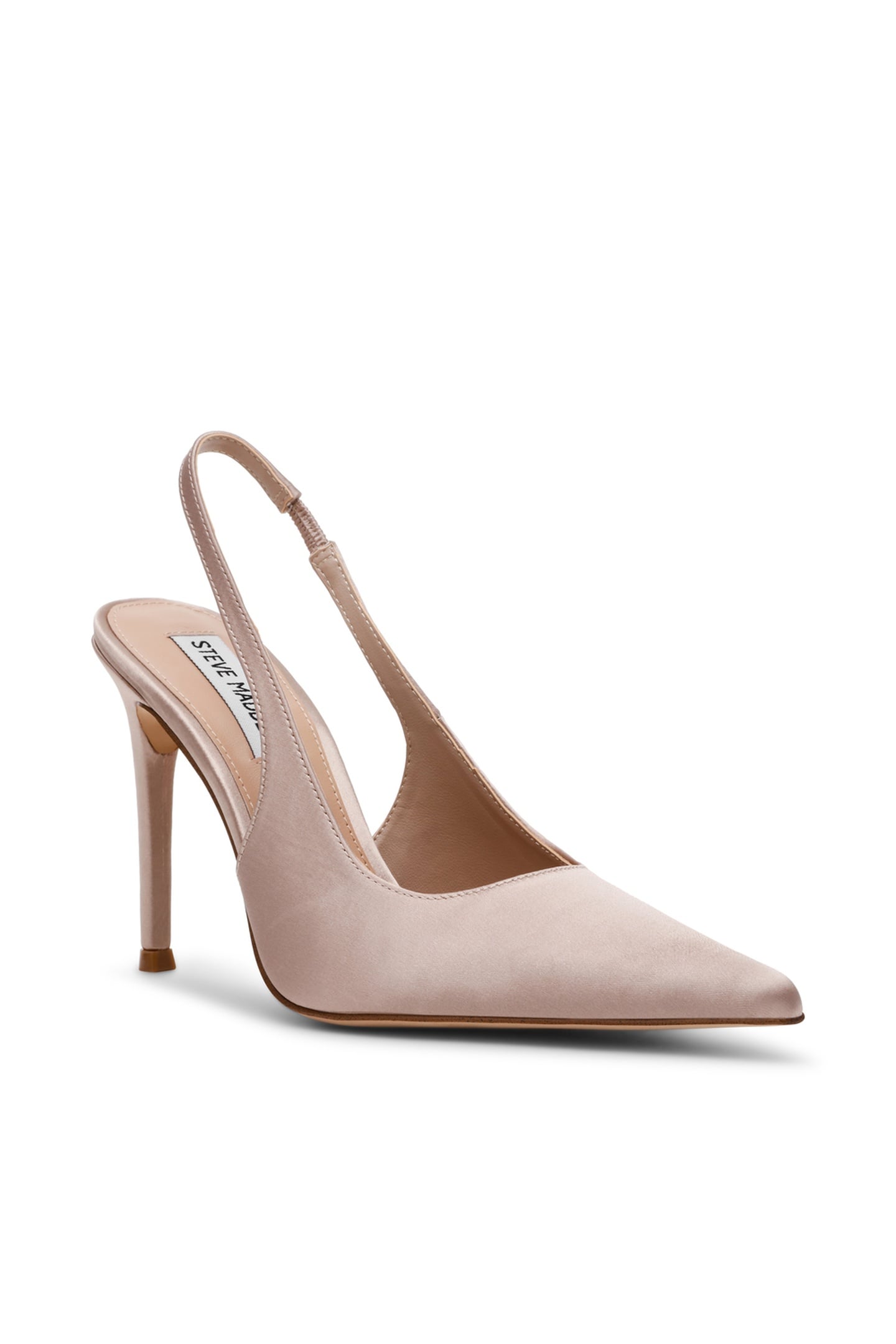 REYES PUMPS TAUPE SATIN 3