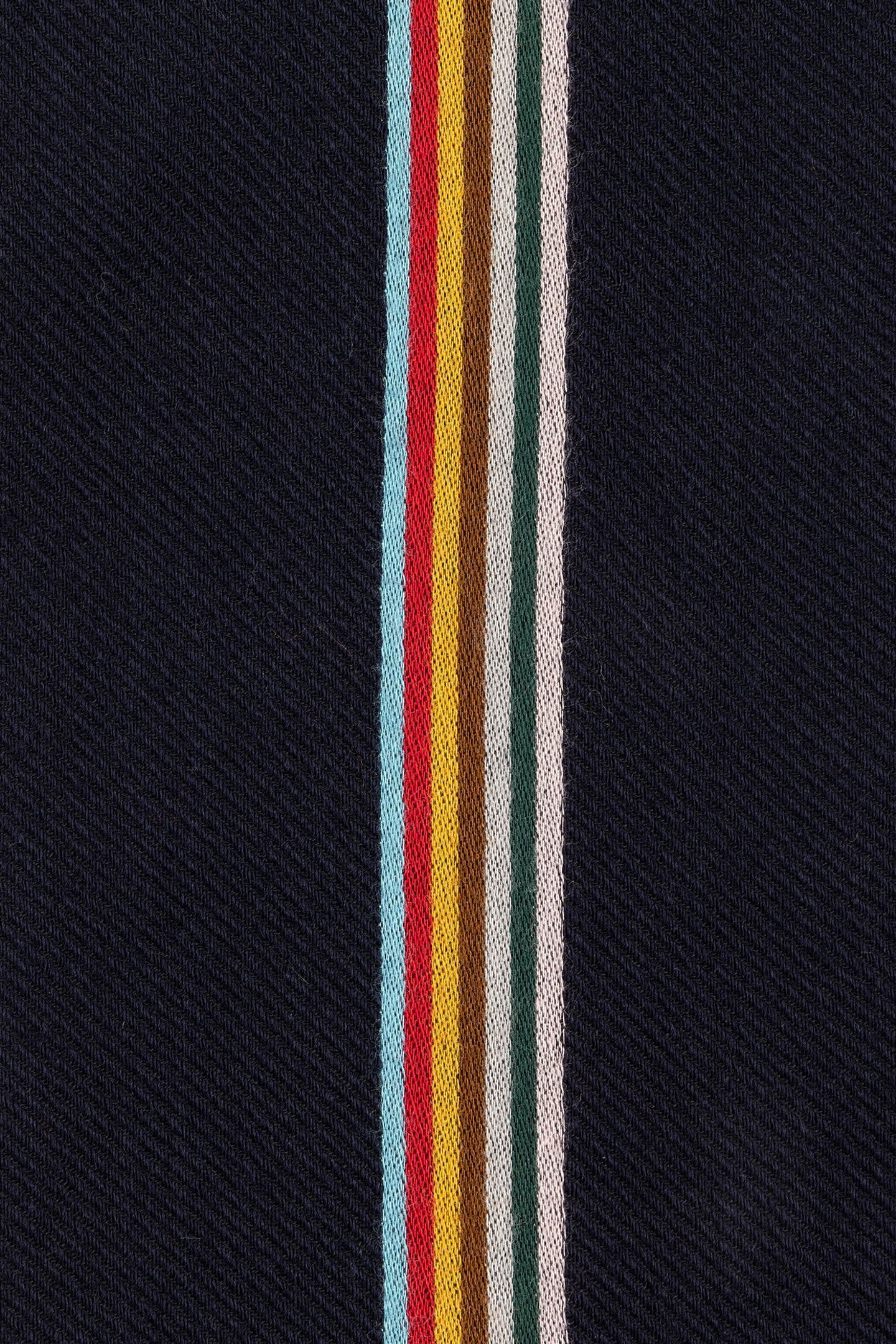 MEN SCARF SKINNY SIGNTR NAVY 3