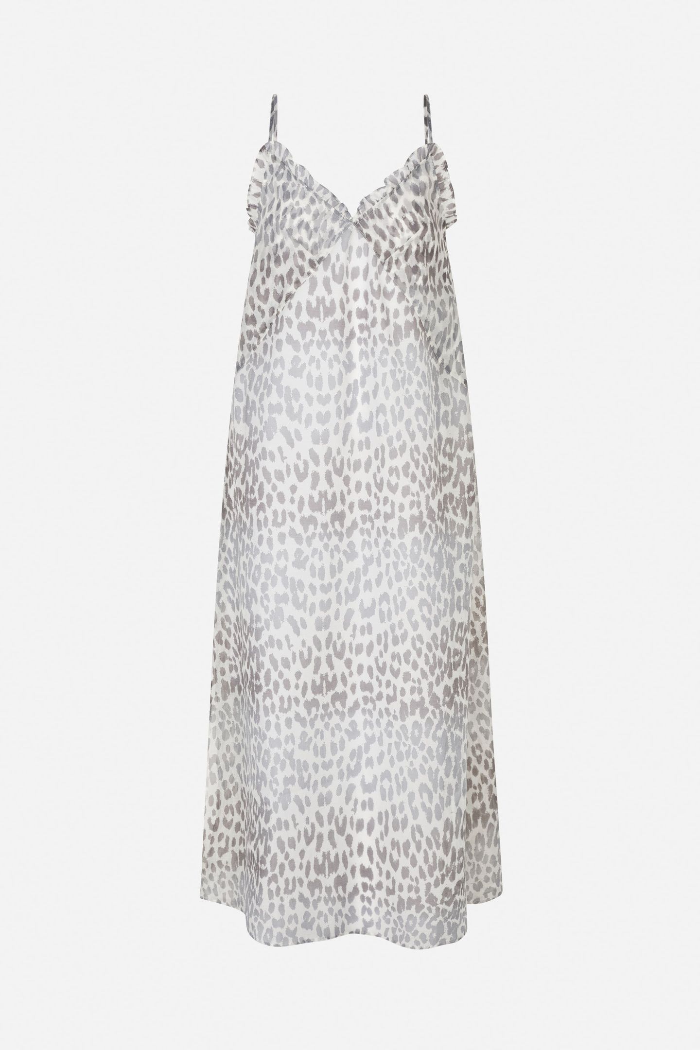 ALVINE DRESS GREY OFFICE LEOPARD 3