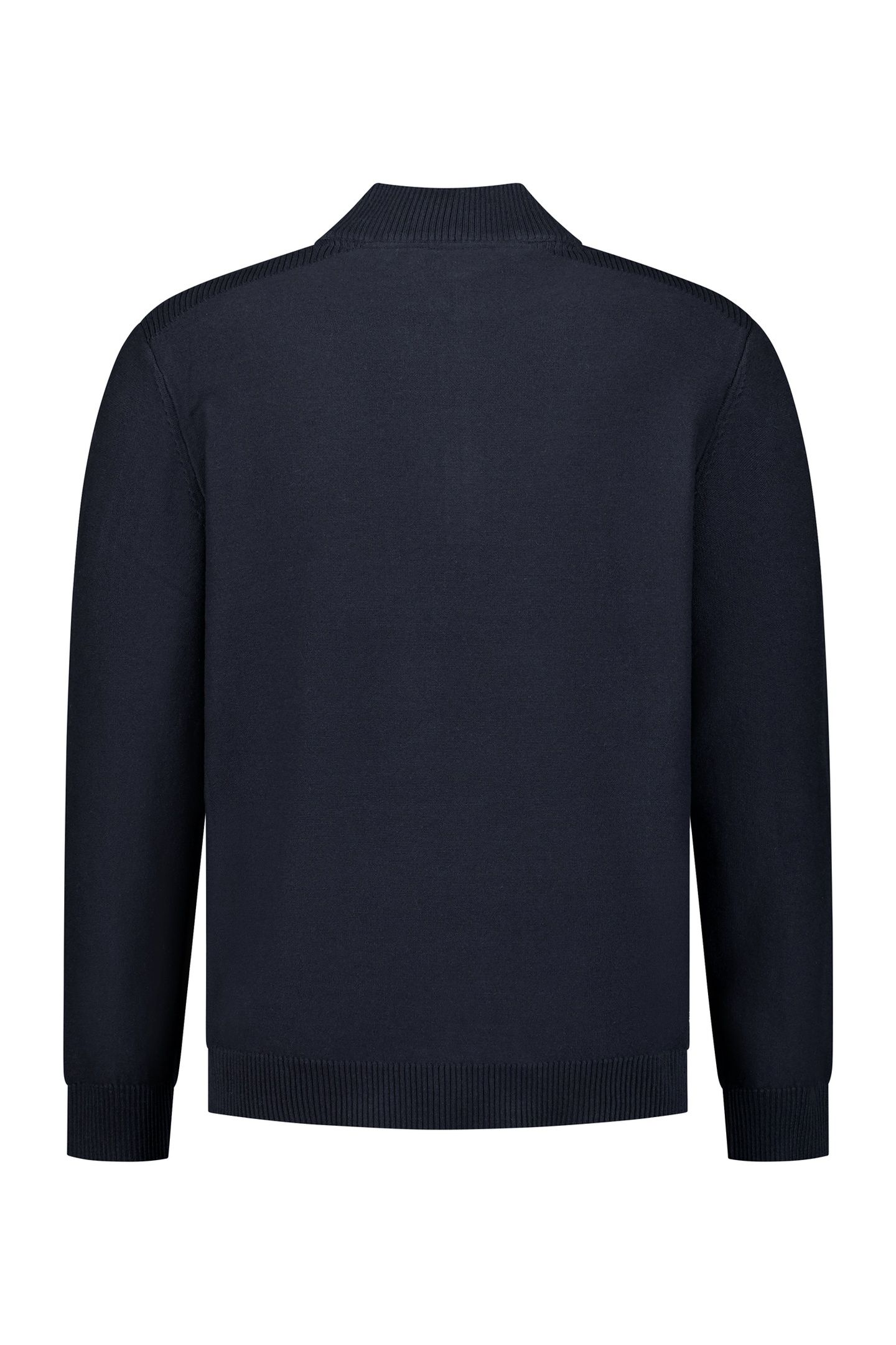 PULLOVER HALF ZIP SHOULDER DETAIL DARK NIGHT 3