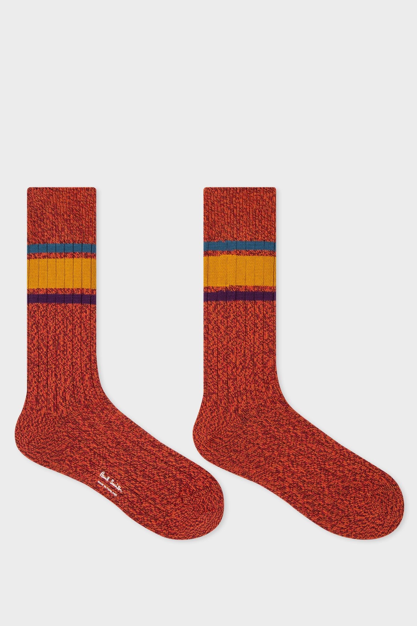 MEN SOCK TWISTY TOP BURGUNDY/ BORDE 1