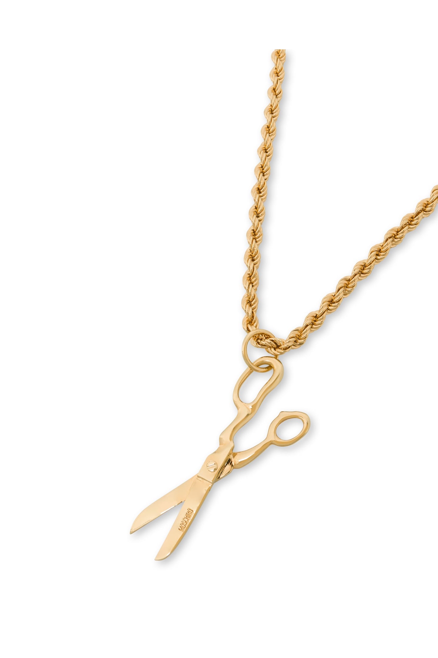 SARTORIAL SCISSOR NECKLACE GOLD 2
