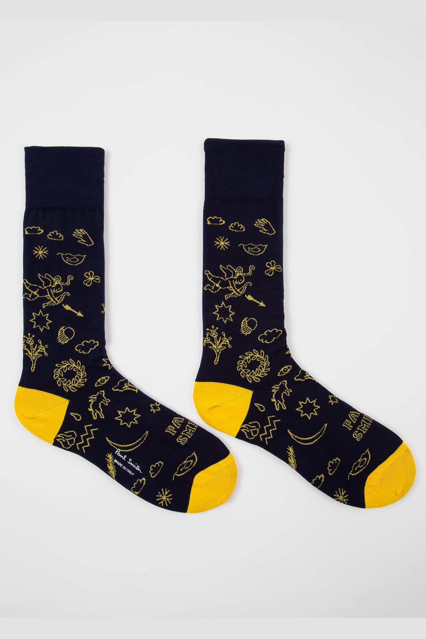 MEN SOCK RUNES NAVY 2