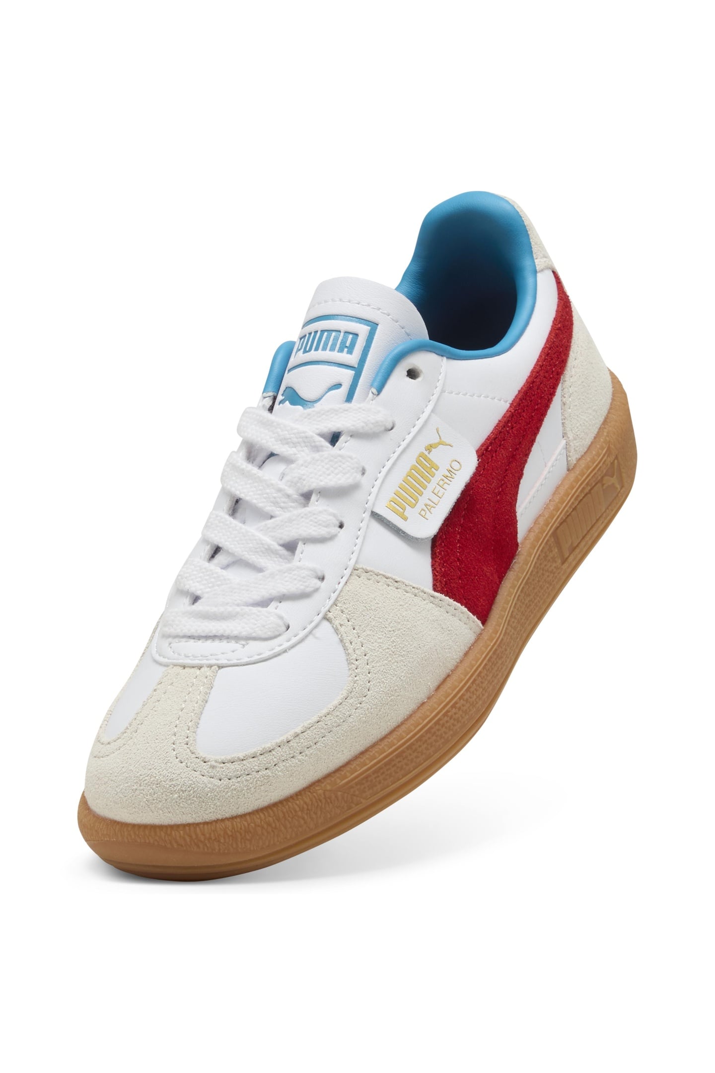 UNISEX PALERMO LTH JUNIOR WHITE-FOR ALL TIME RED 3