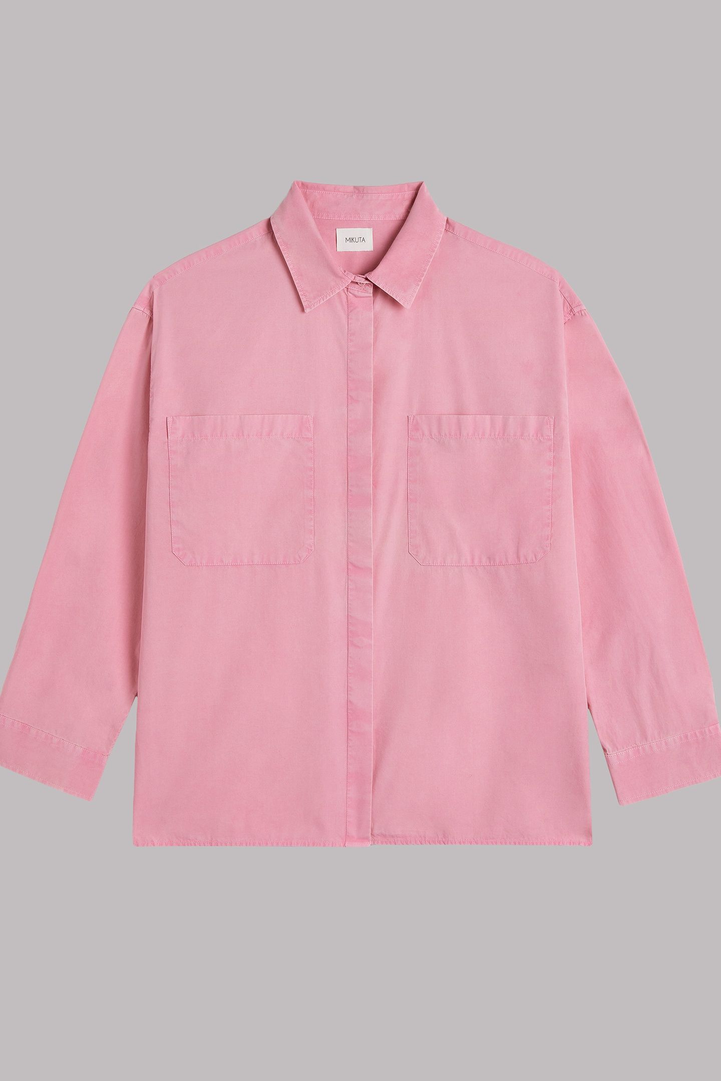 THE PINK COTTON OVERSIZED SHIRT PINK 3