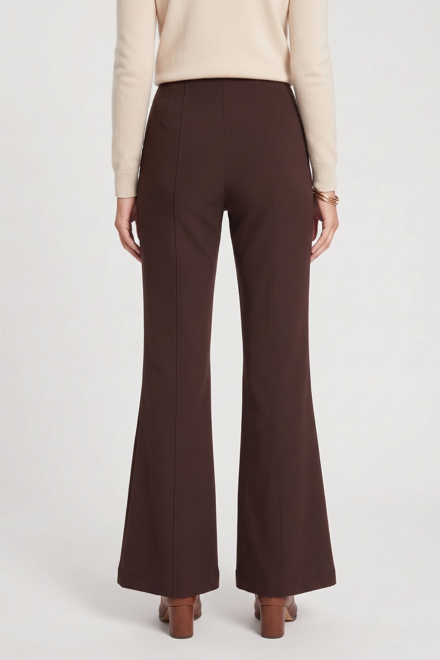 VE DOLORES TROUSER BROWN 2
