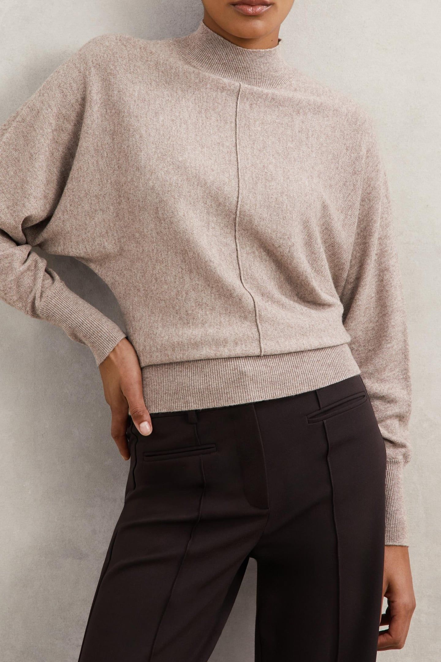 FUNNEL NECK JUMPER NEUTRAL 3