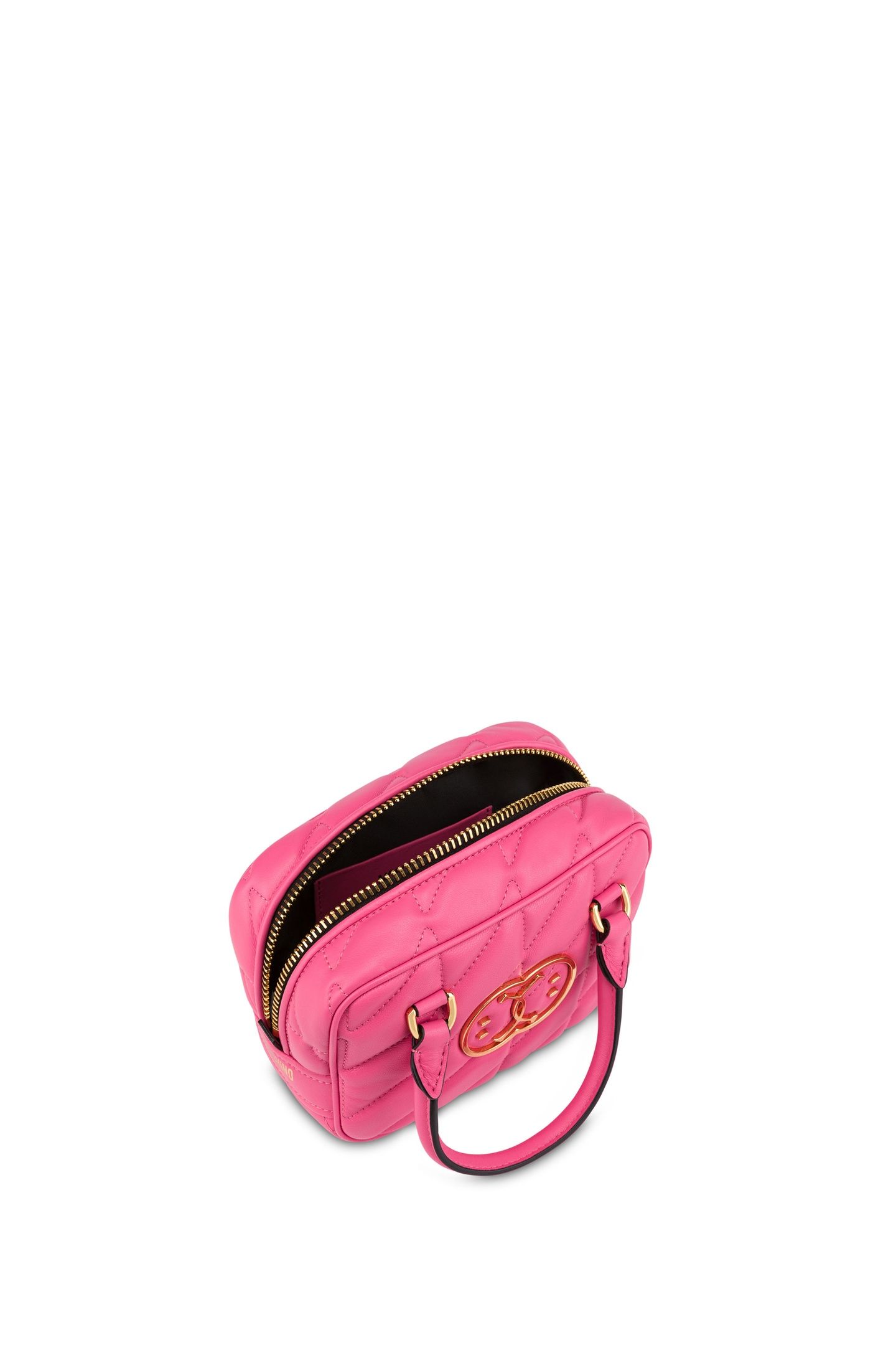 DOUBLE SMILEY® LOGO QUILTED HANDBAG PURPLE 3
