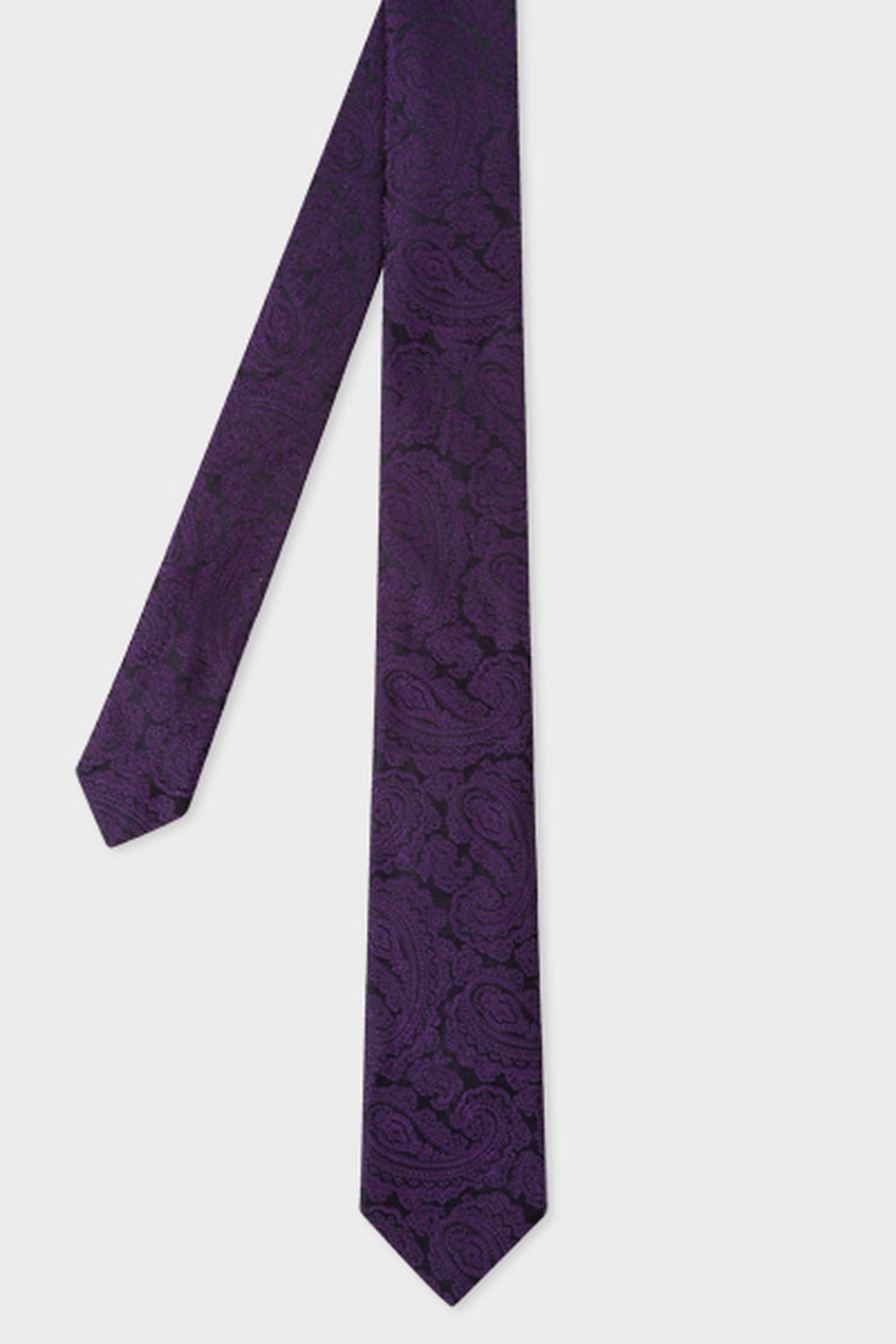 MEN TIE NARROW 6CM PURPLE 1