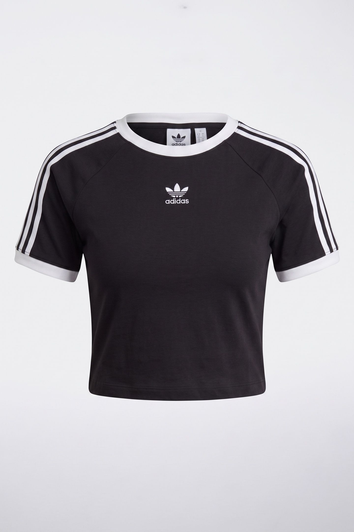 ORIGINALS 3 STRIPE BABY TEE BLACK 3