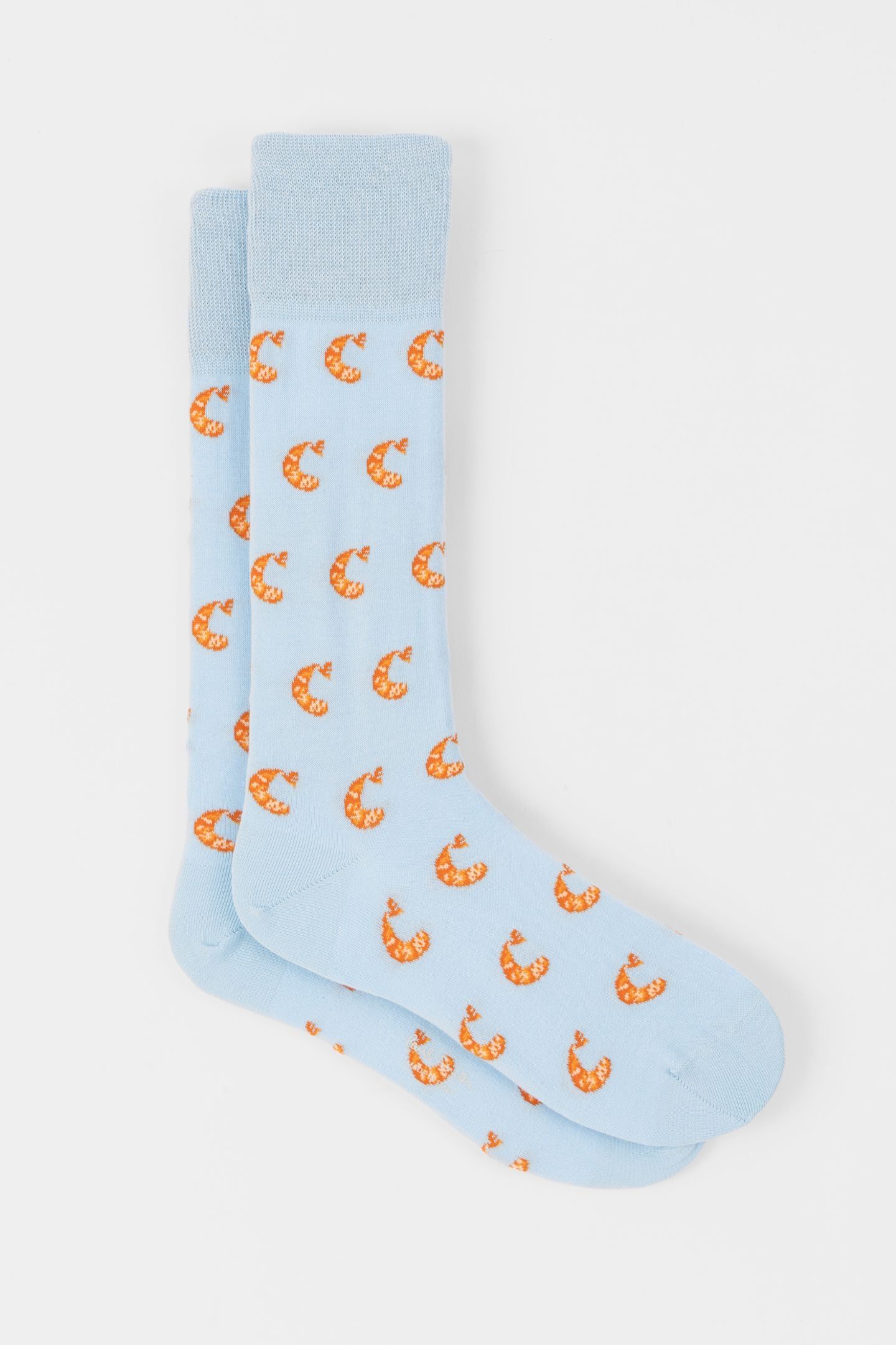 MEN SOCK SHRIMP TURQUOISE 1