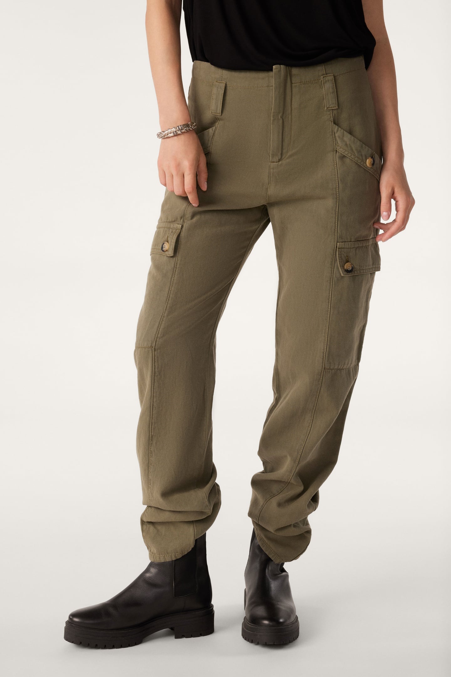 STRAIGHT TROUSERS KAKI 3