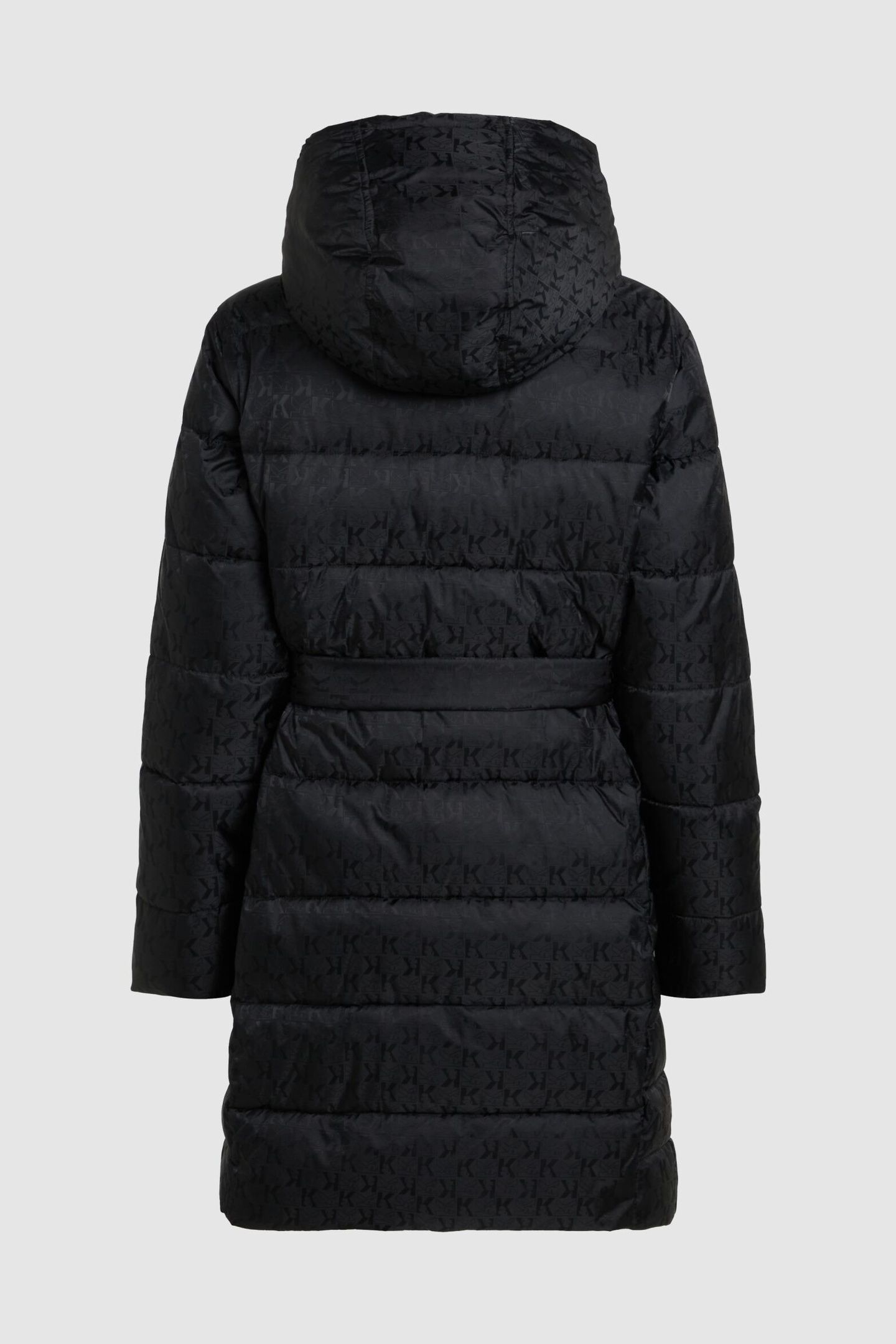 JACQUARD PUFFER BLACK 2