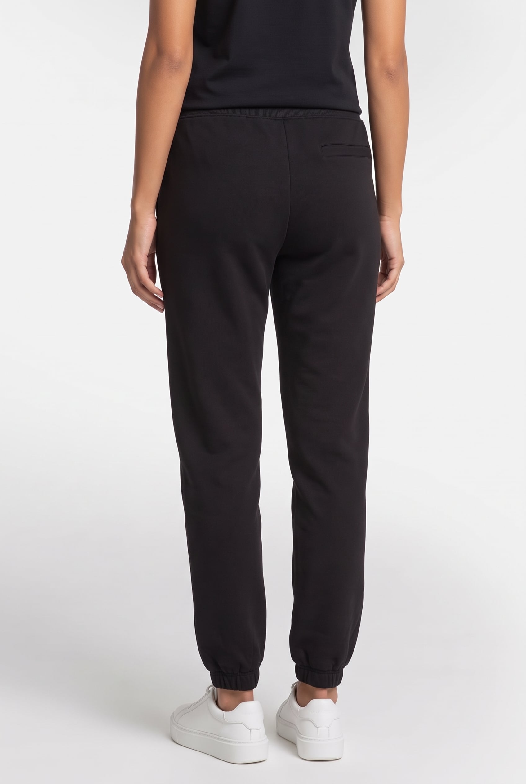LOGO PIPING SWEATPANTS BLACK 2
