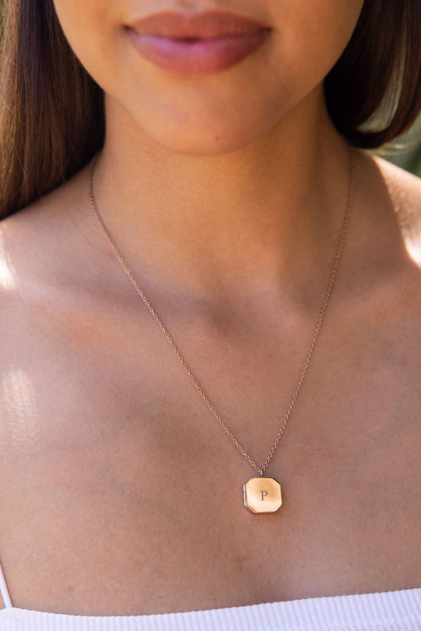 ELEGANCE MEDAILLON KETTE ROSEGOLD 3