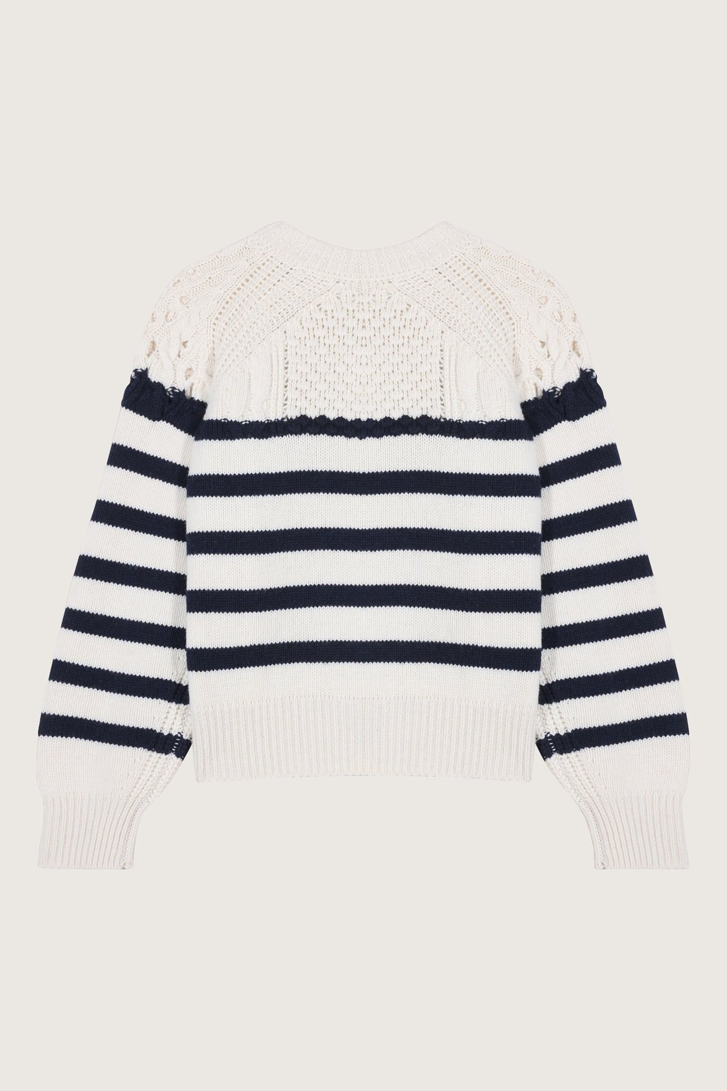 LONG SLEEVES KNIT ECRU 3