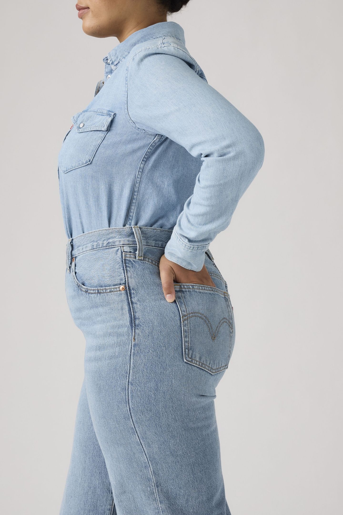 RIBCAGE WIDE LEG JEANS 7