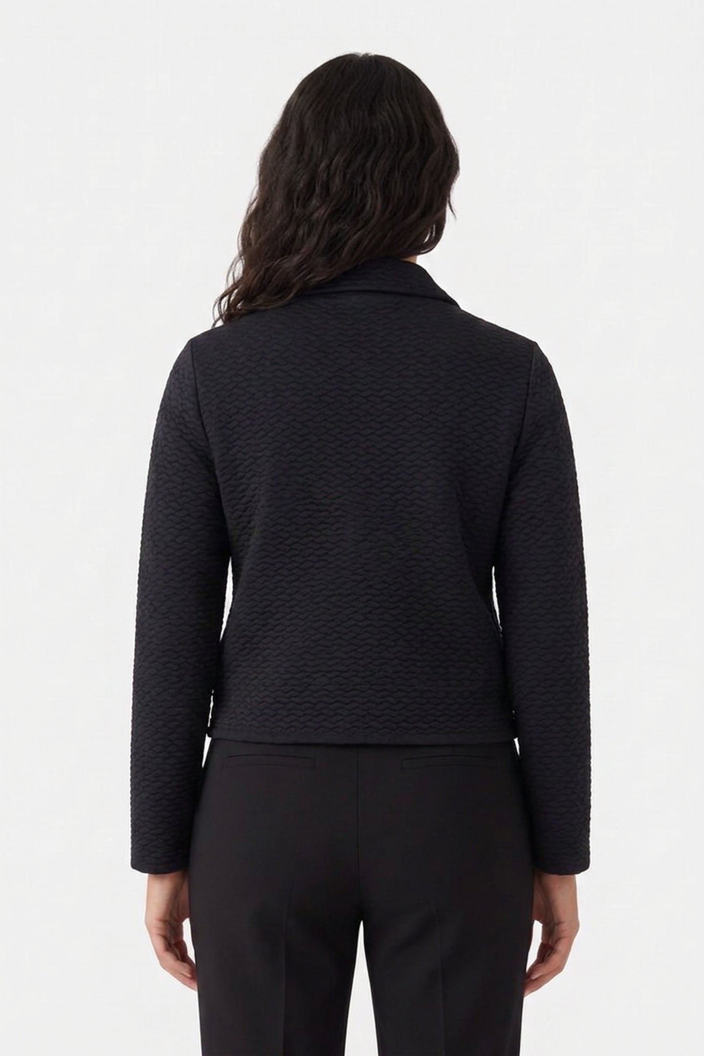 KNITTED JACKET BLACK 2