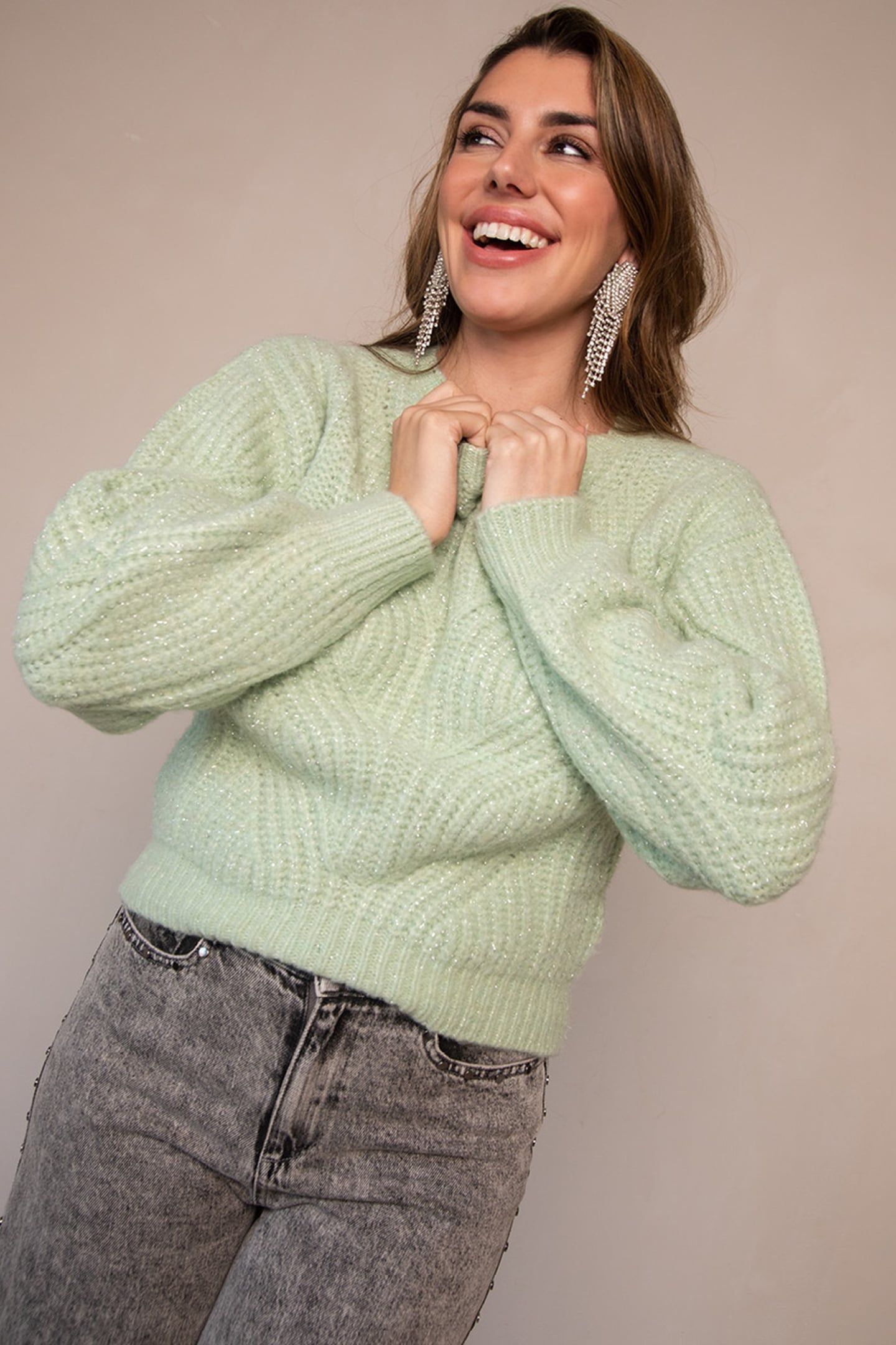 KATHLEEN PULLOVER SAGE GREEN 3