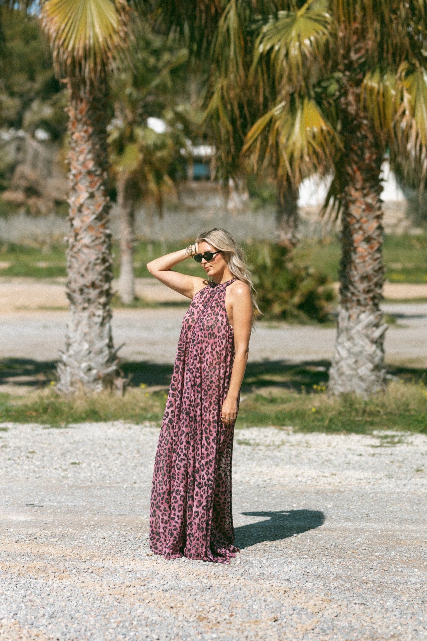 SUENO DRESS PINK LEOPARD PRINT 3