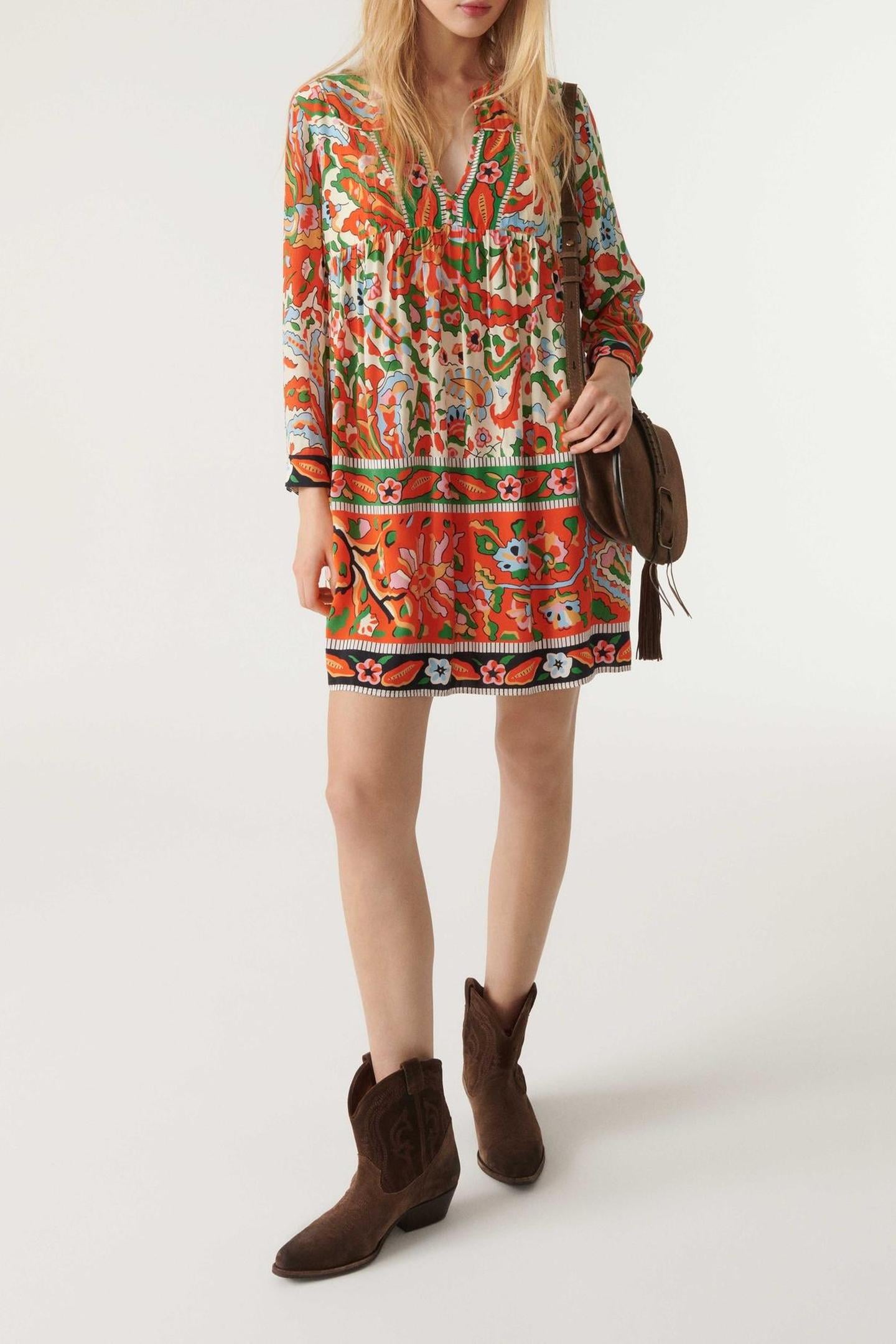 MINI DRESS ECRU 1
