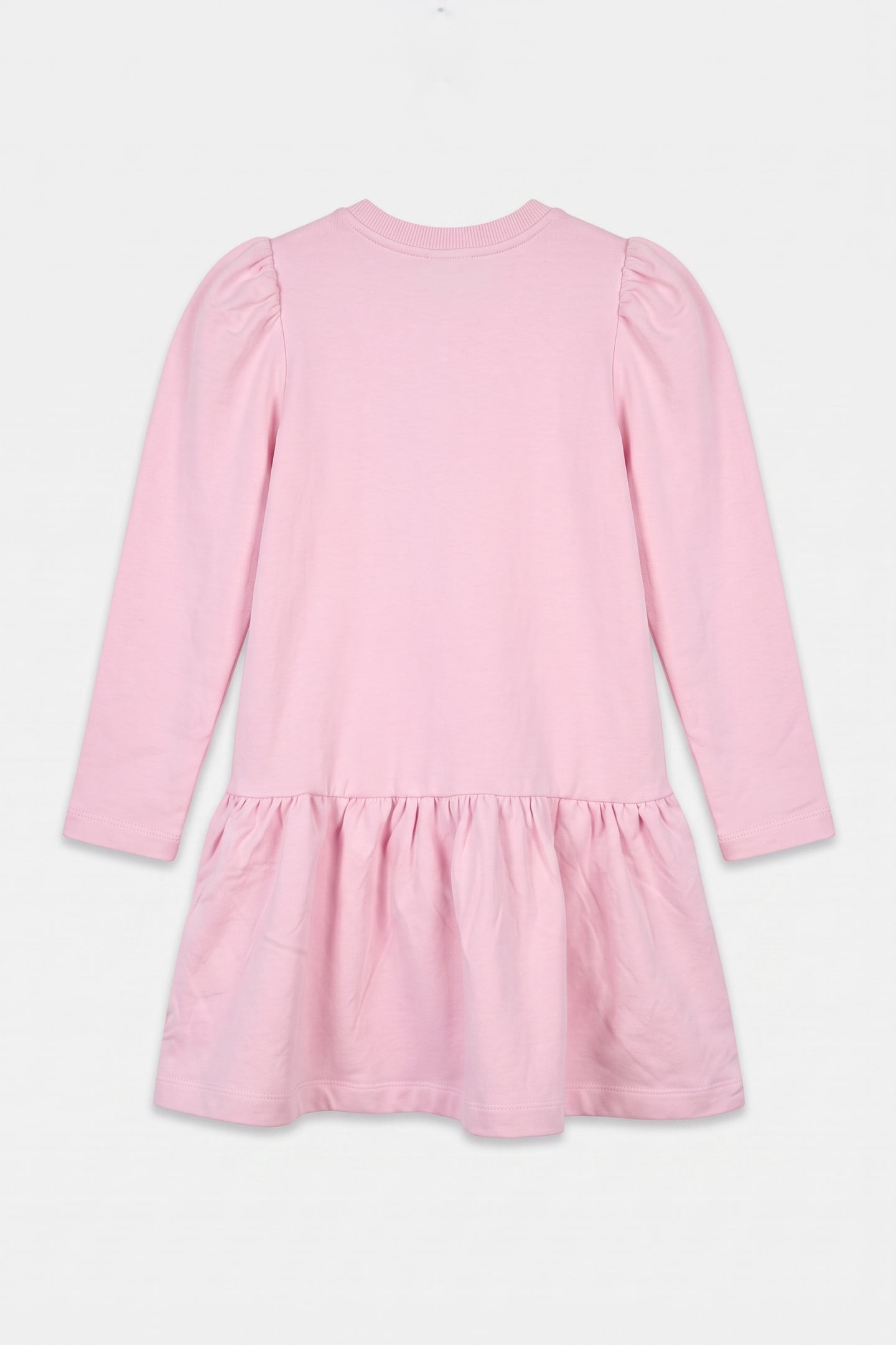 GIRL'S MOSCHINO TEDDY BEAR FLEECE DRESS PINK 2