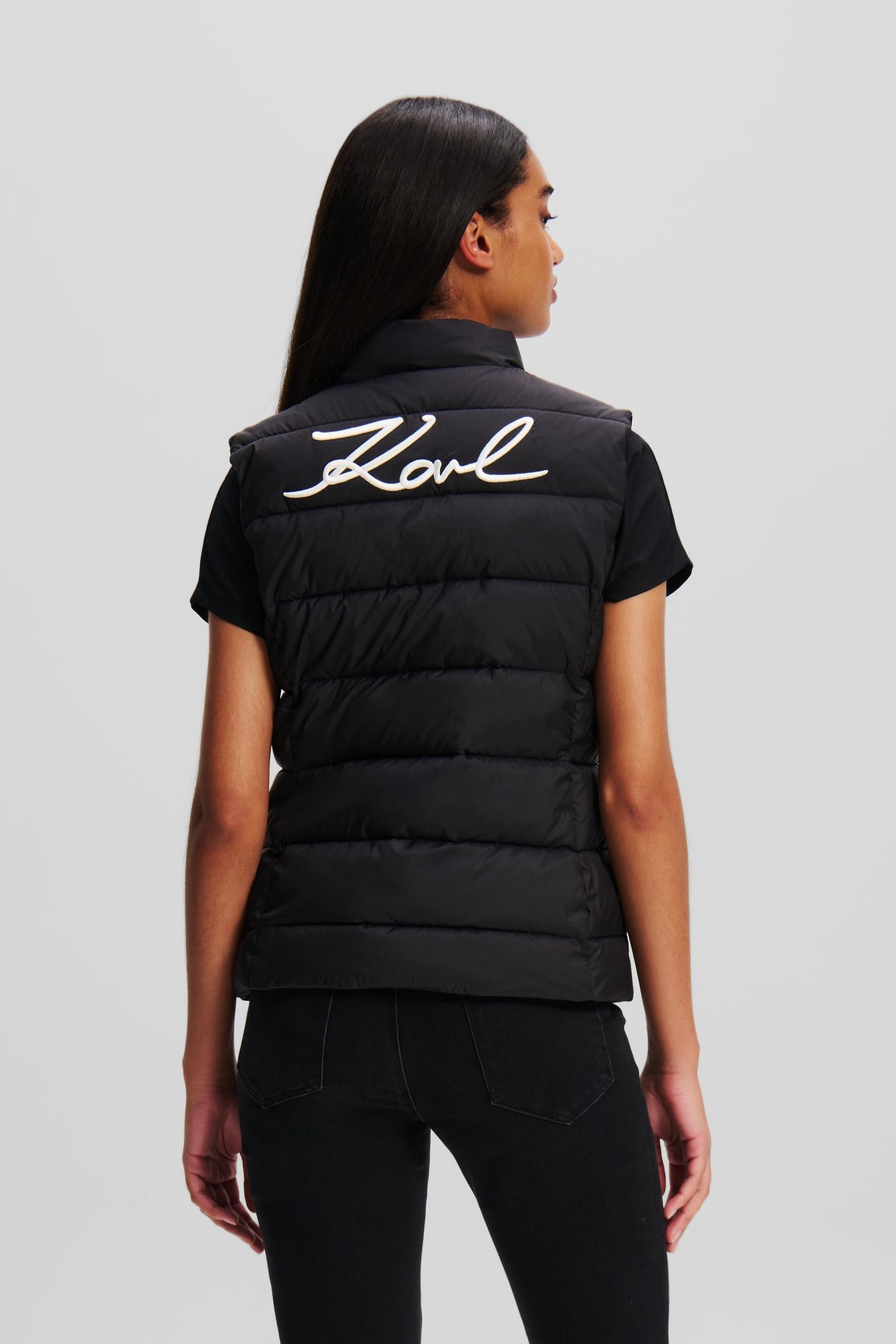 LIGHTWEIGHT PUFFER GILET BLACK 3