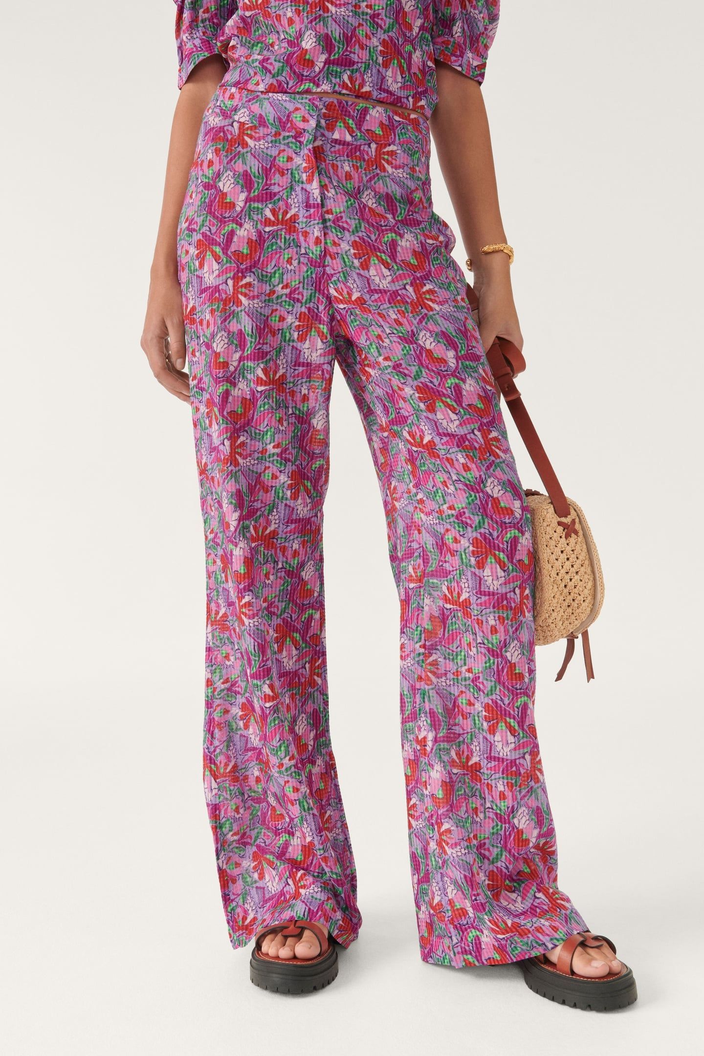 WIDE TROUSERS VIOLET 3