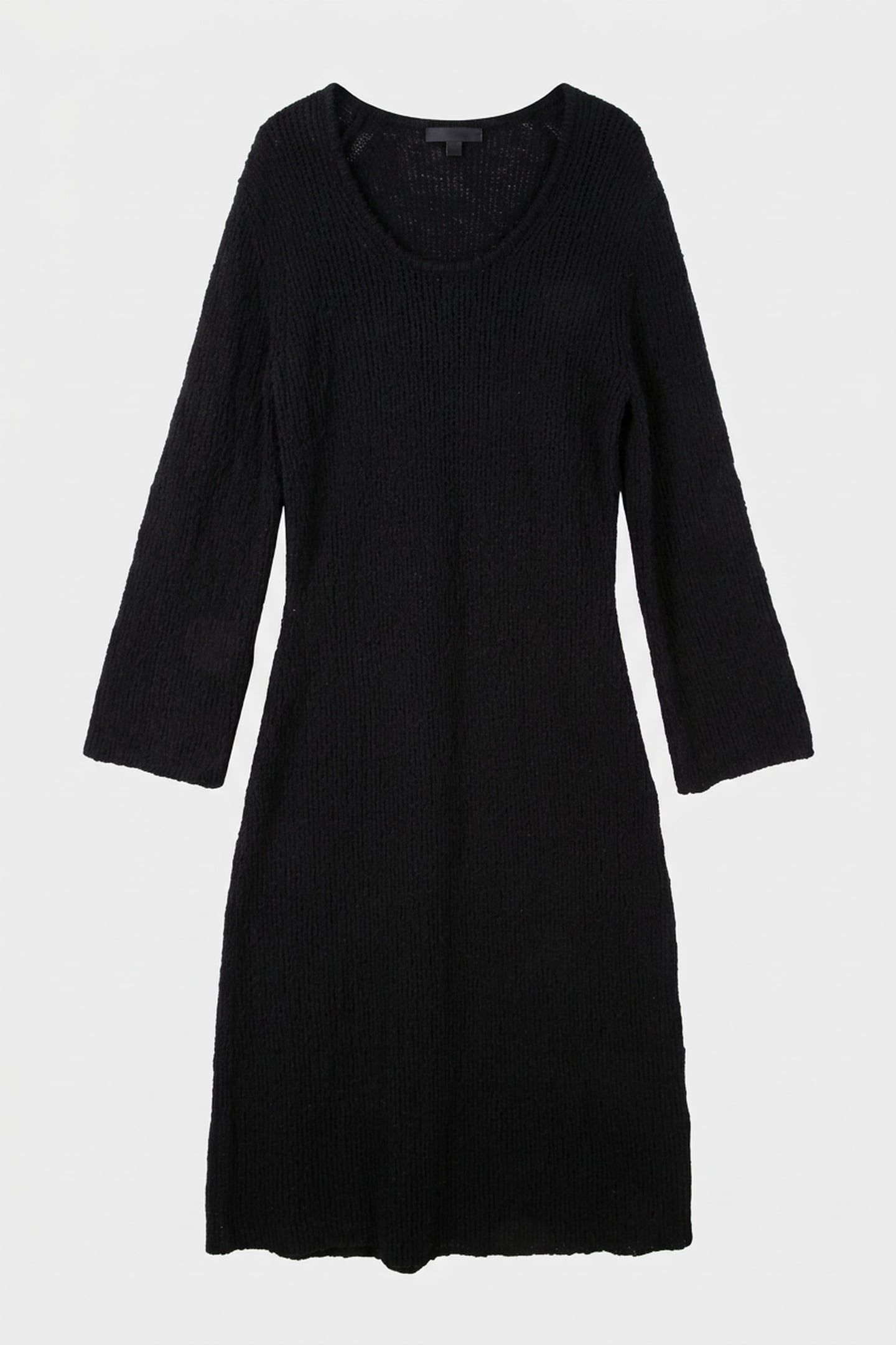 CHAVELA OPEN KNIT DRESS BLACK 3