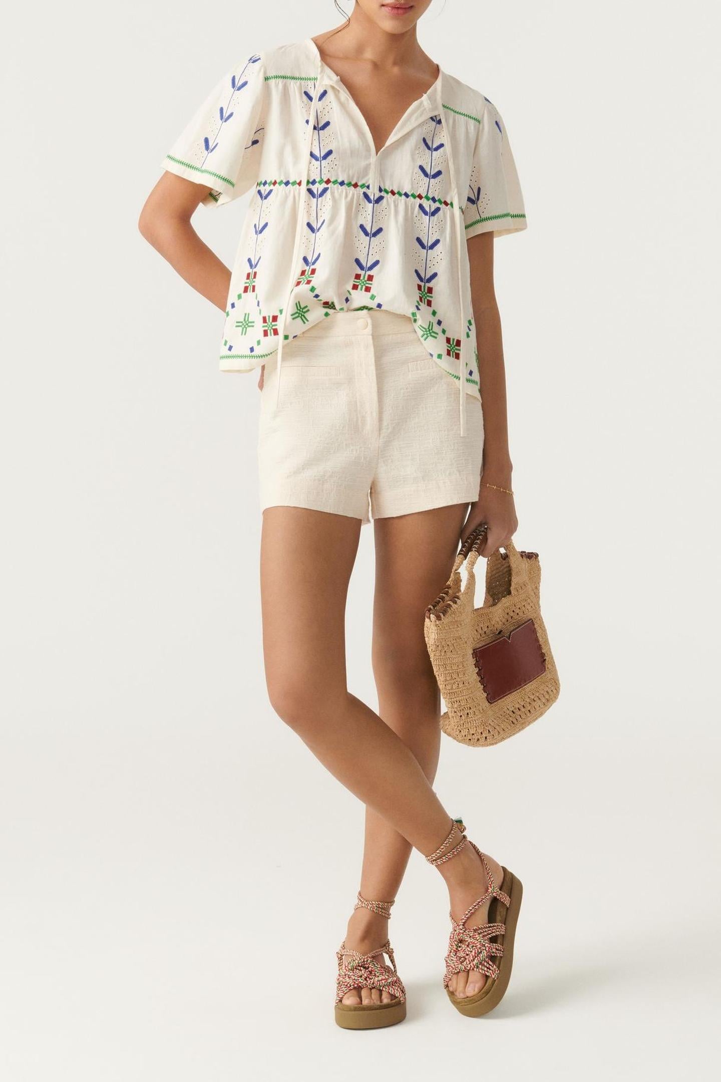 SHORT ECRU 5