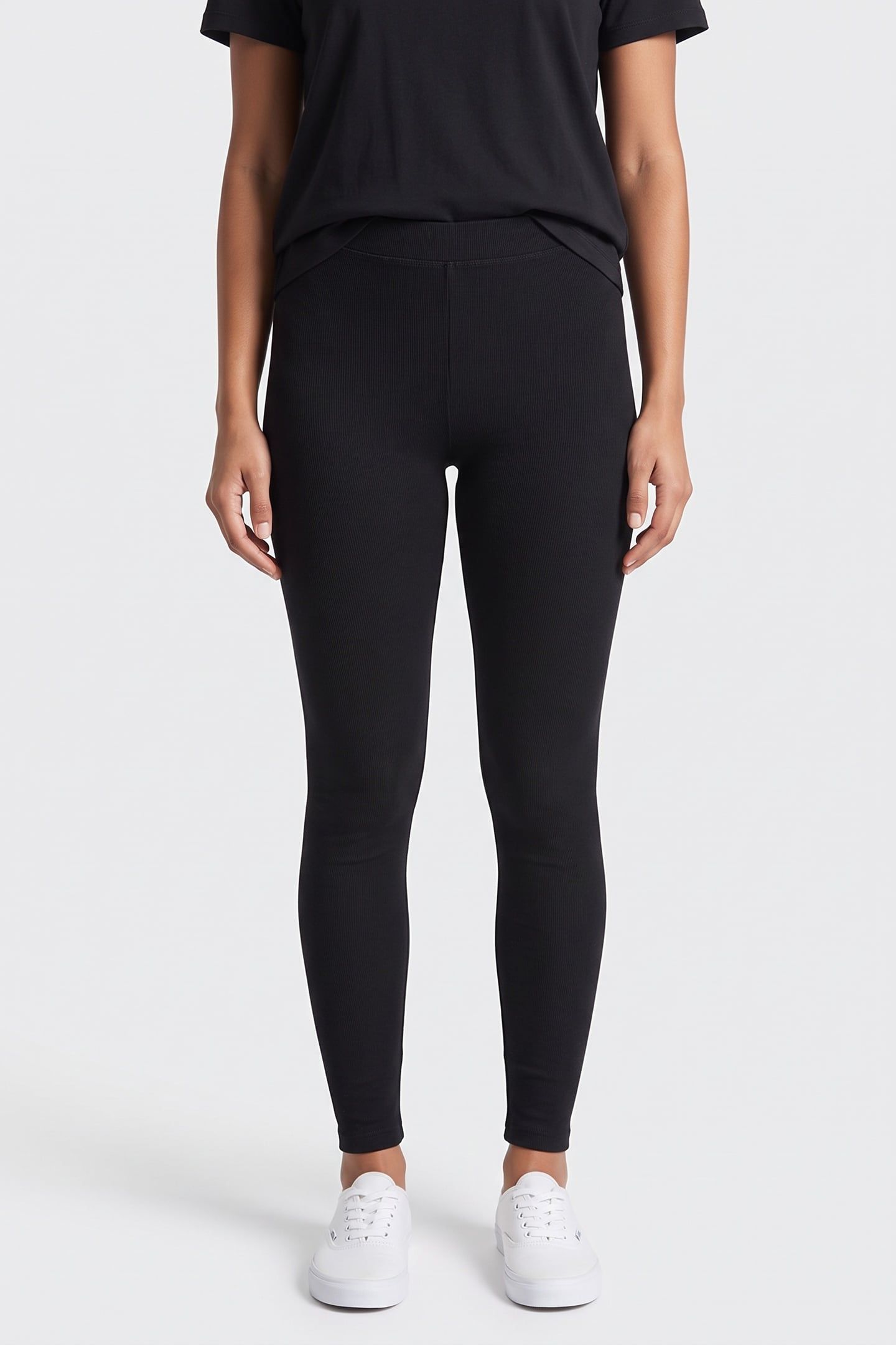 SILJA RIB TIGHTS BLACK 1
