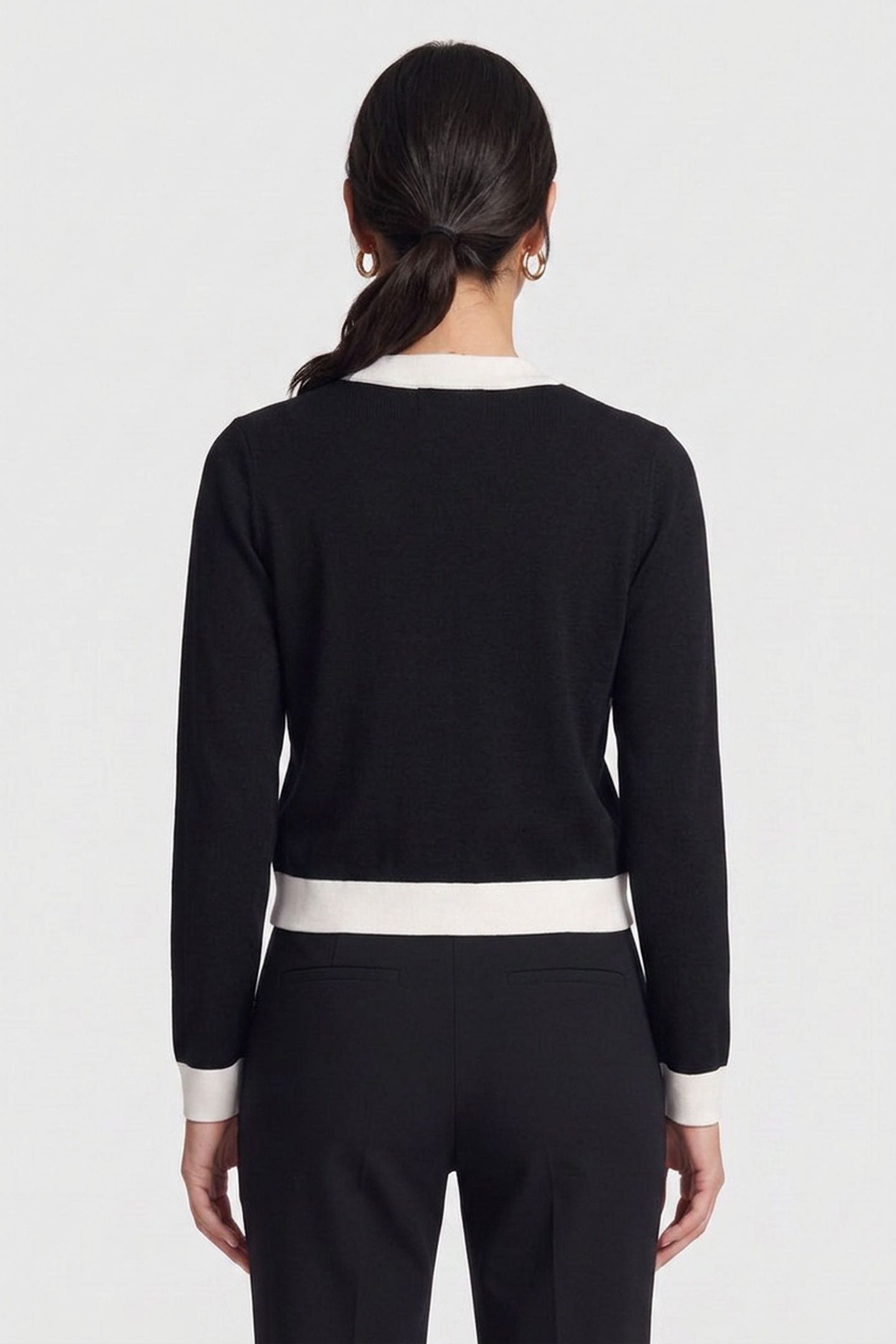 KNITTED JACKET BLACK 2